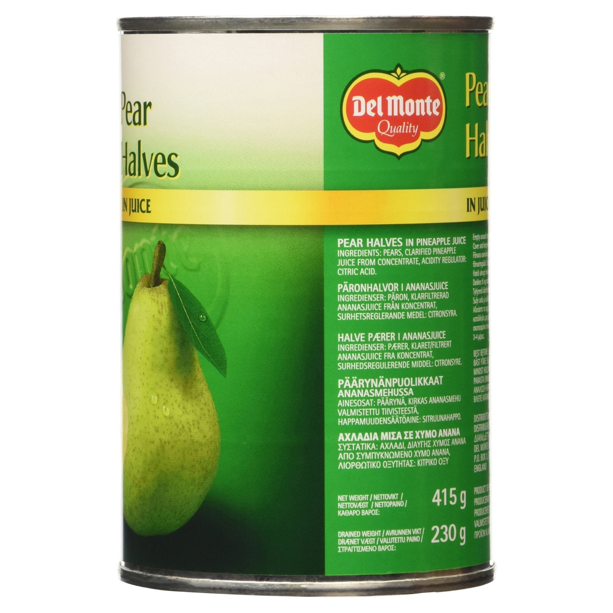 Del Monte Pear Halves in Juice, 415g 2