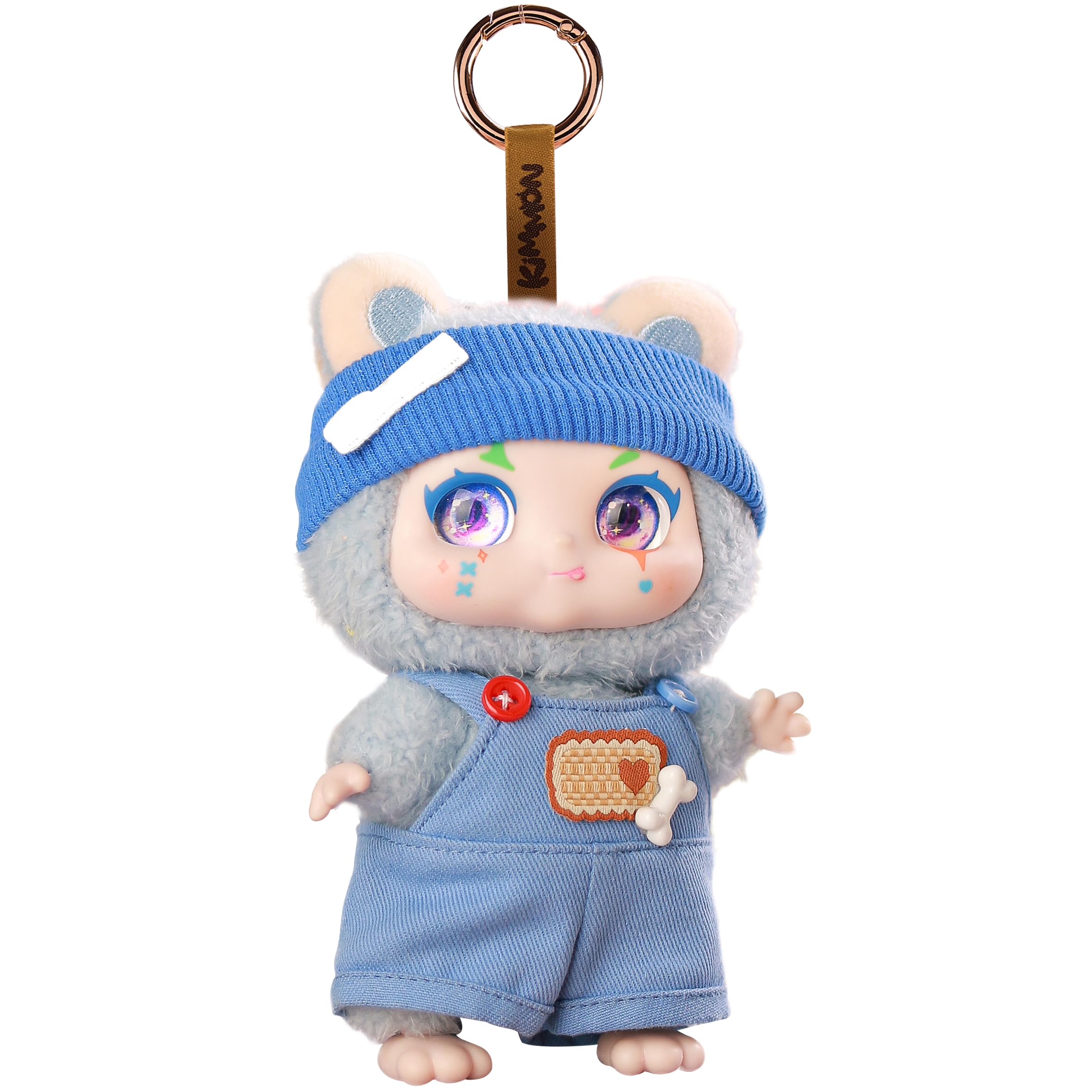 Kimmon Mimon Chibi Anime Poseable Plush Doll - Mystery Blind Box Collectible with Keychain 12