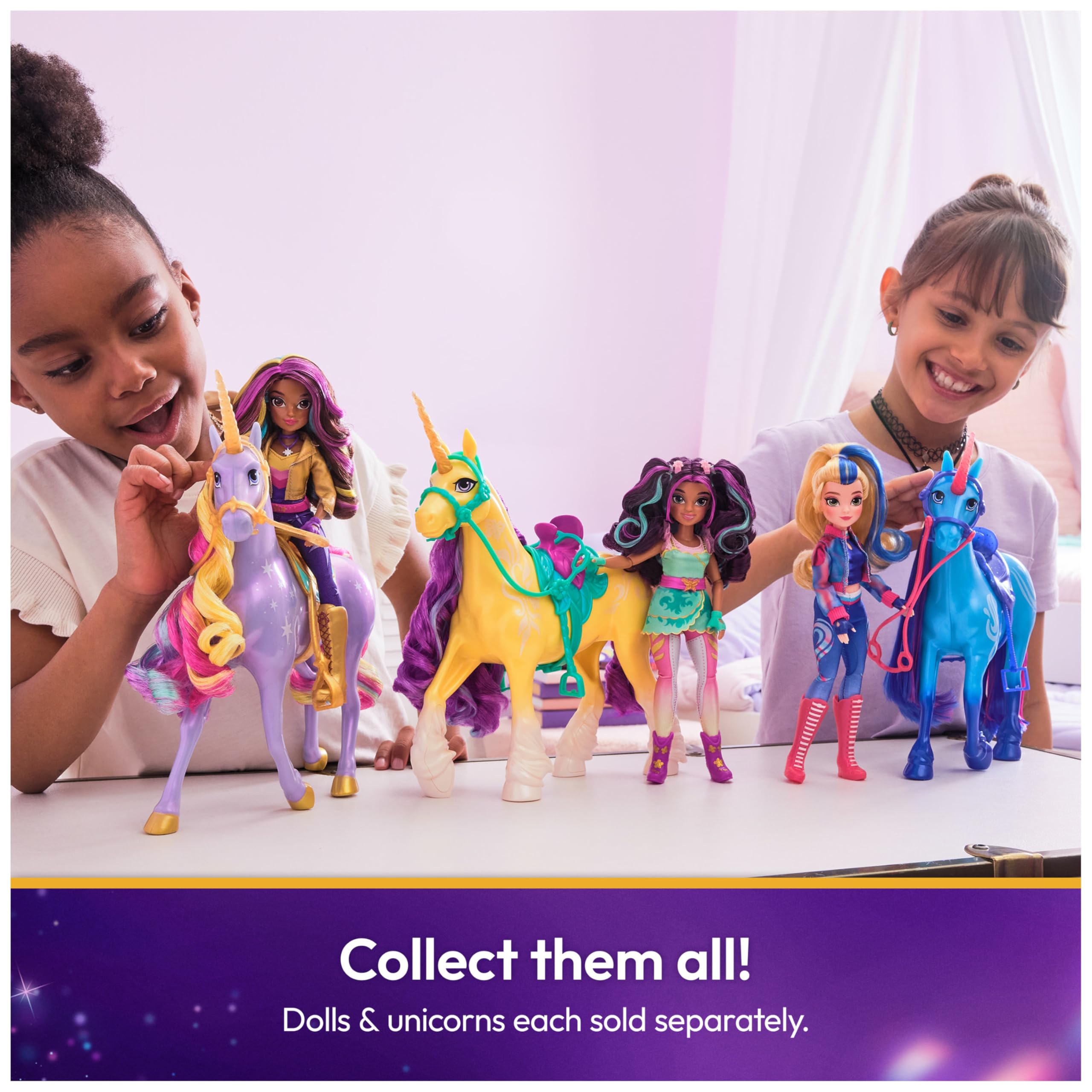 Unicorn Academy Ava Doll with Highlighted Hair, 7 Accessories & Styling Tool | 24.1cm | Ages 4+ 8