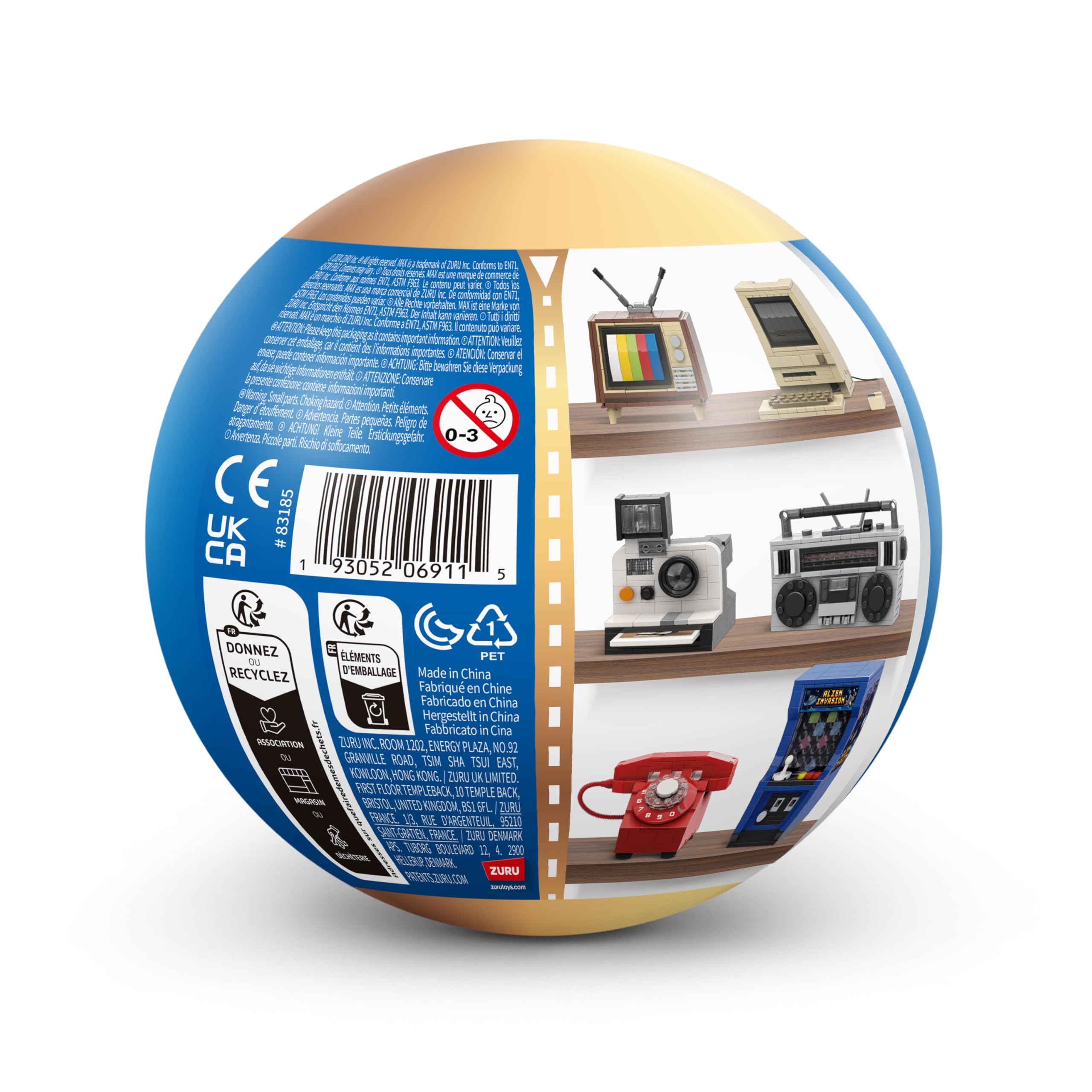 MAX Premium Retro Building Bricks - Arcade Machine Building Set for Ages 3+ 5