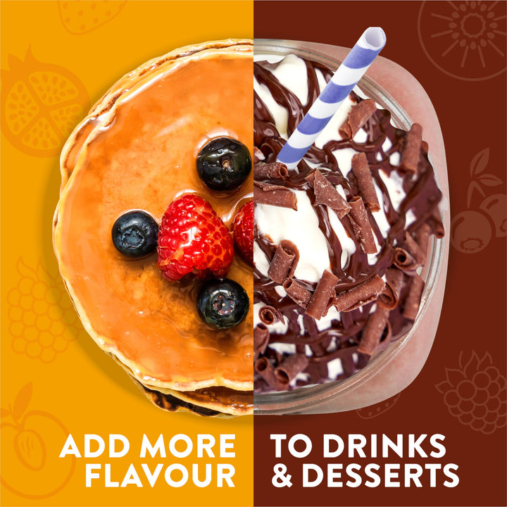 Simply - Sugar Free Chocolate Syrup, Low Calorie Vegan & Nut Free Beverage Syrup