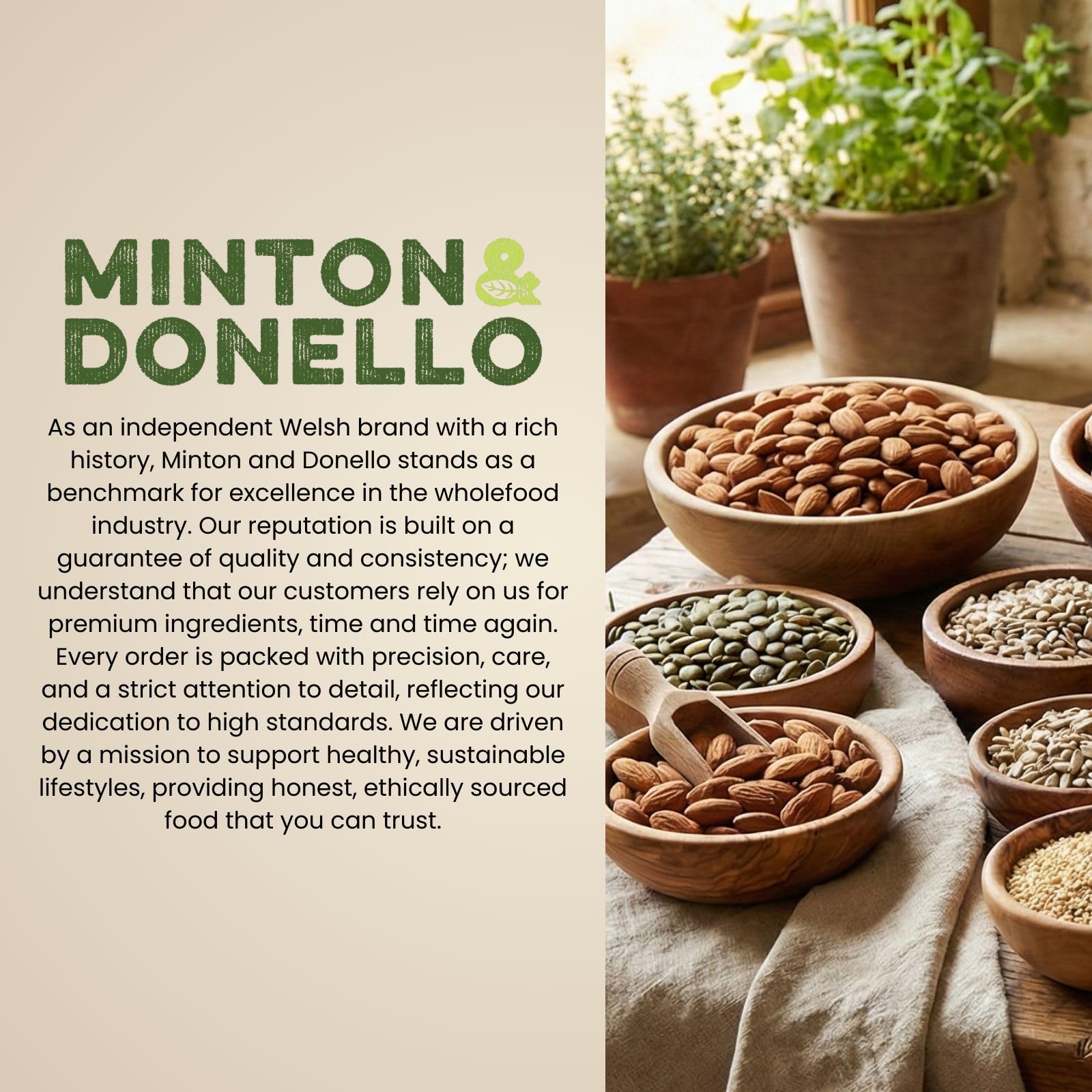 Minton & Donello Sultanas - Naturally Sweet & Juicy | 500g Pack | Source of Fibre 4