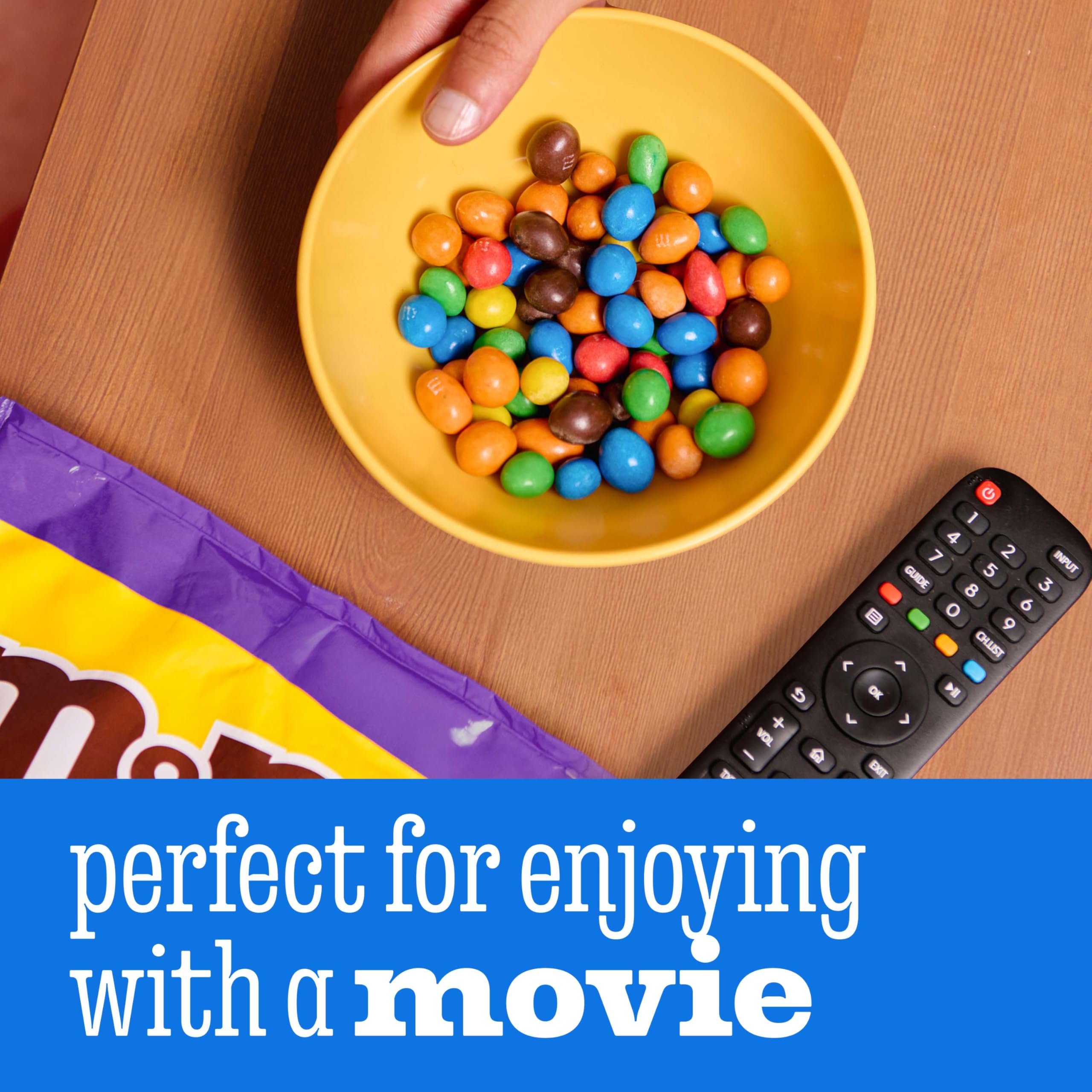 M&M's Crispy Chocolate Party Bag - Crispy Puffed Rice Centre | 675g Bulk Bag 6