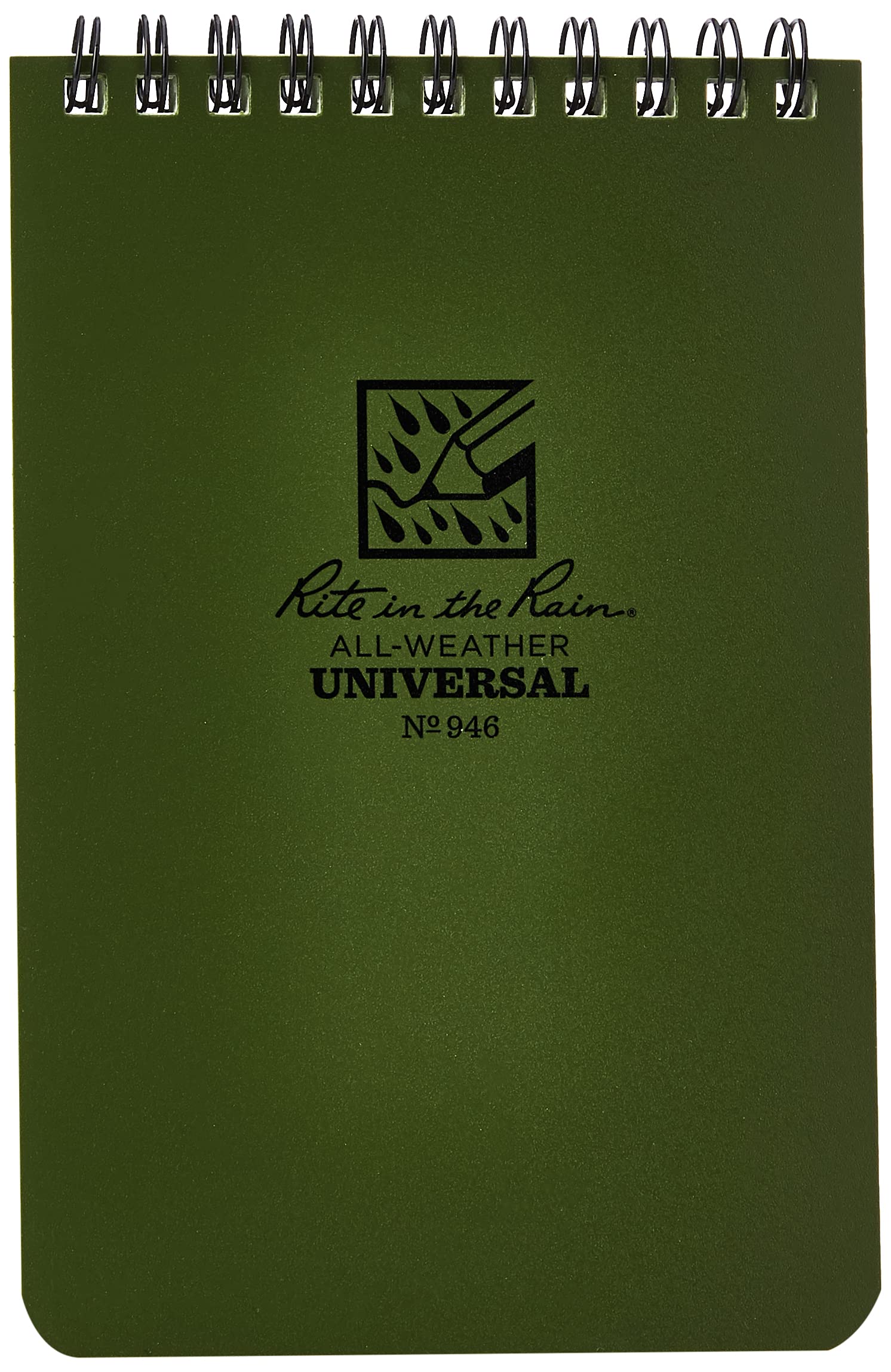 Rite in the Rain Waterproof Pocket Notebook - Top Spiral Bound, 4 x 6 Inch, Universal Lined, 100 Pages 4