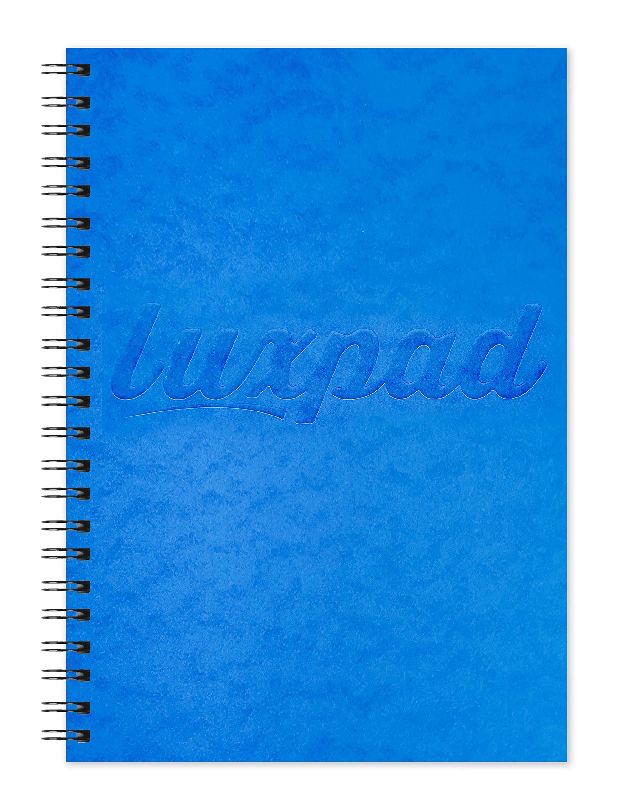 Silvine Luxpad A5 Wirebound Notebook - 120 Pages Ruled 8mm Feint | 80gsm FSC Paper | Perforated 2