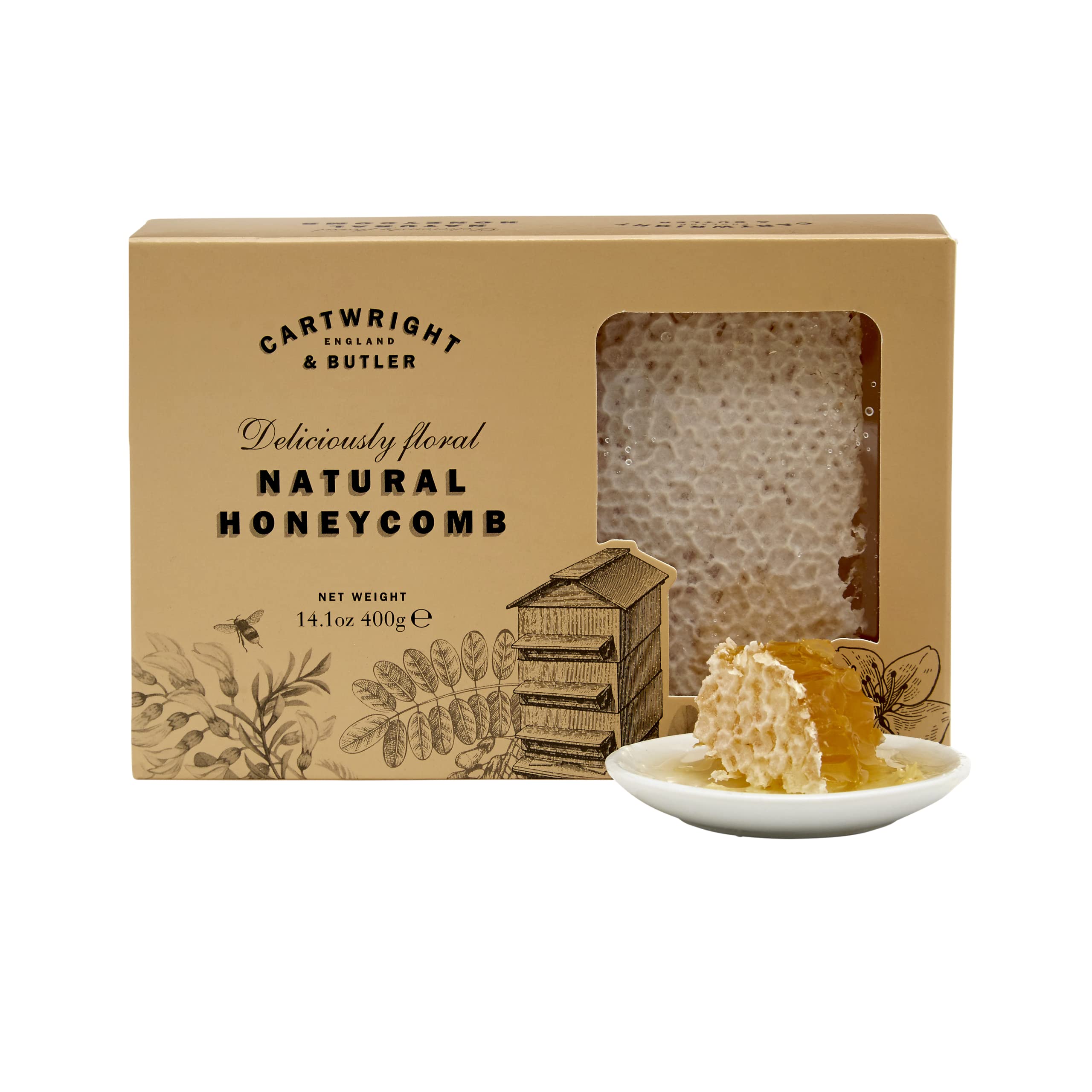 Cartwright & Butler Honeycomb in Carton - 100% Natural Acacia Honey | 400g 3