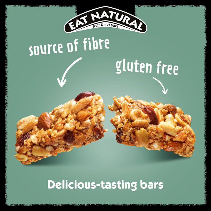 Eat Natural Protein Peanuts, Almonds & Salted Caramel Fruit & Nut Bars (12 x 40g)
