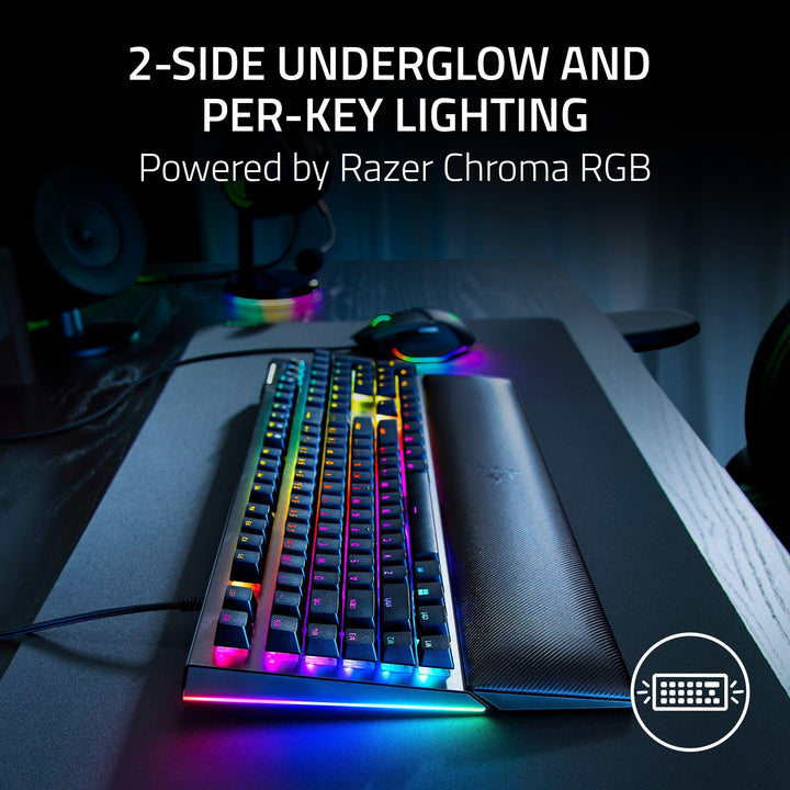 Razer BlackWidow V4 - Green Switch Mechanical Gaming Keyboard with Chroma RGB