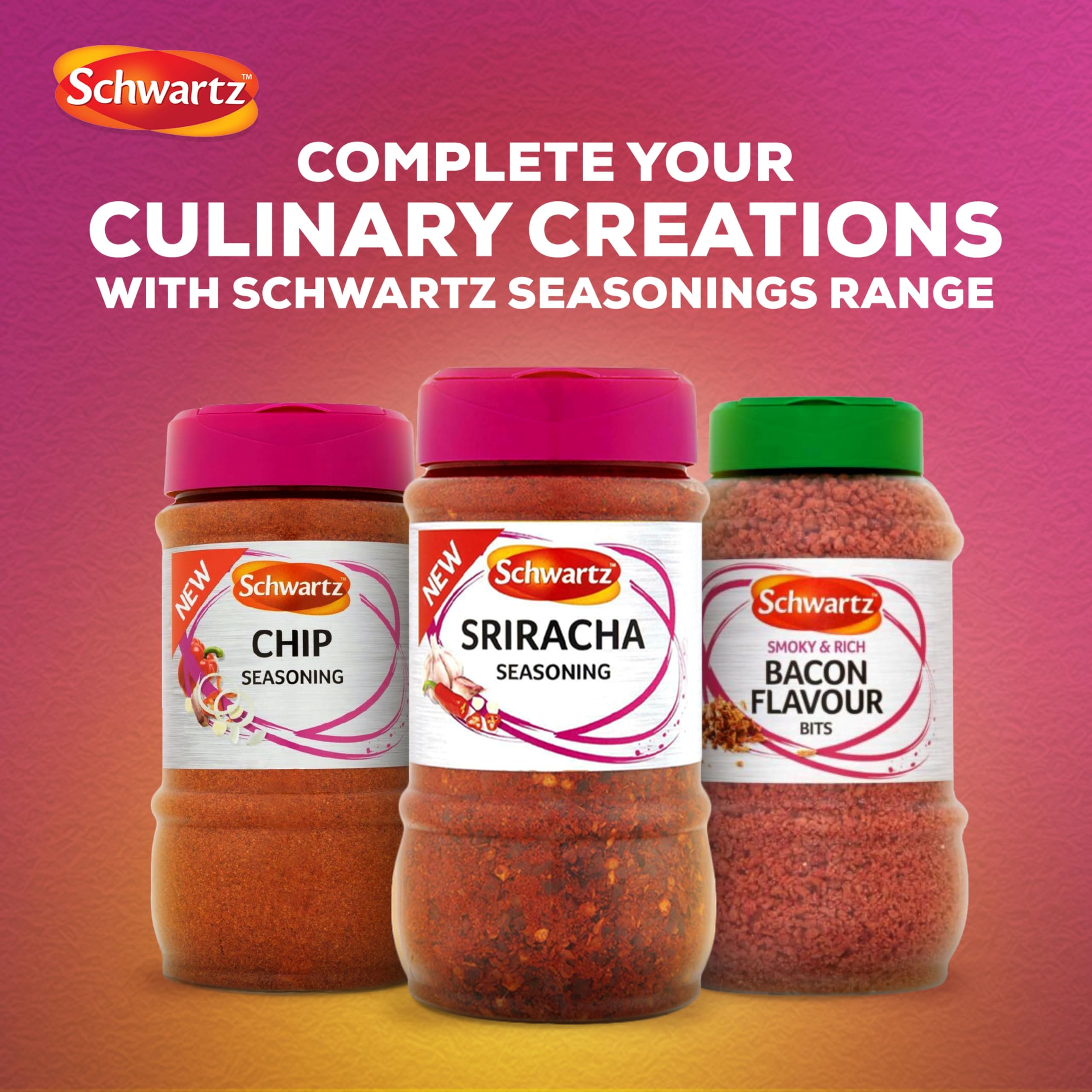 Schwartz Sriracha Seasoning - Sweet, Sour & Spicy Kick | 320g Jar 6