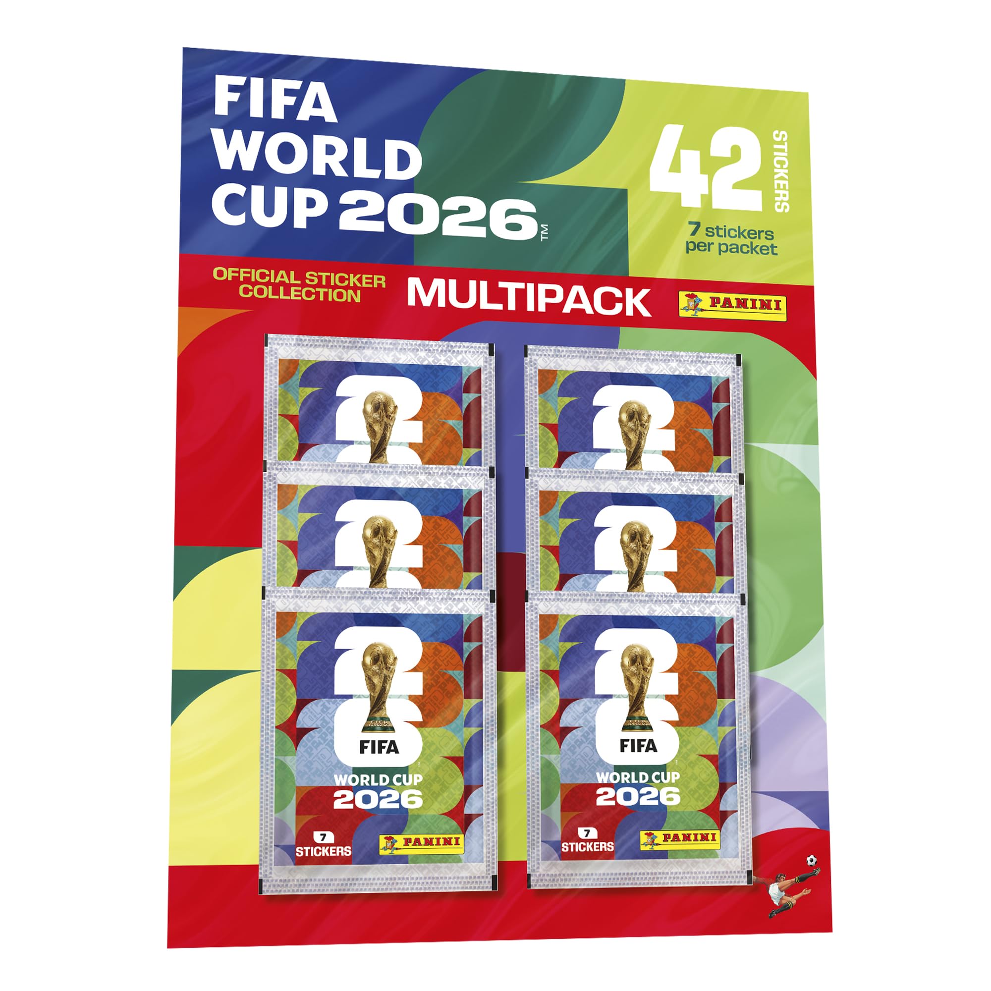 Panini FIFA World Cup 2026 Sticker Collection Multipack | 6 Packets Included