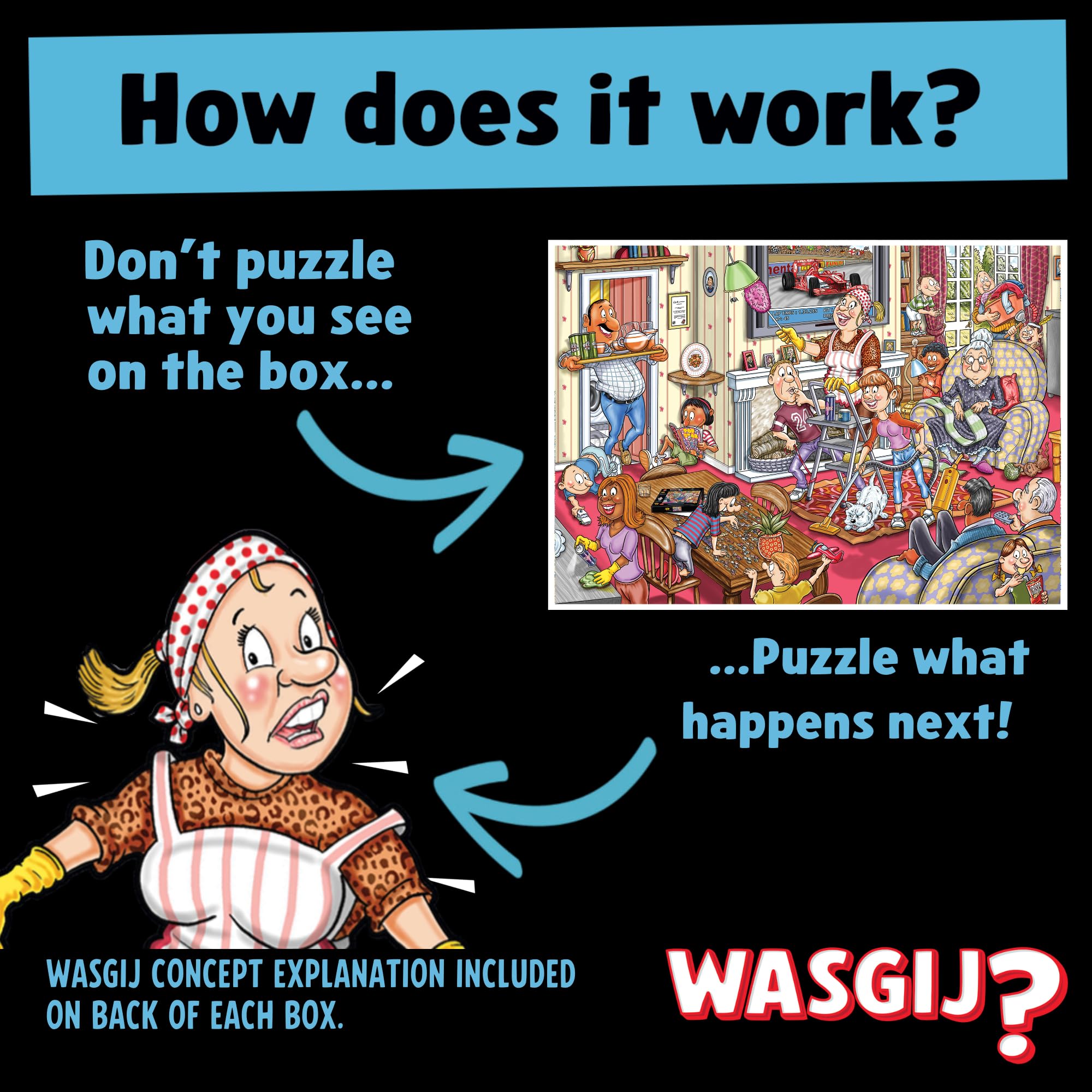 Wasgij Retro Mystery 10, Spring has Sprung! - 1000 Piece Adults Jigsaw Puzzle 4