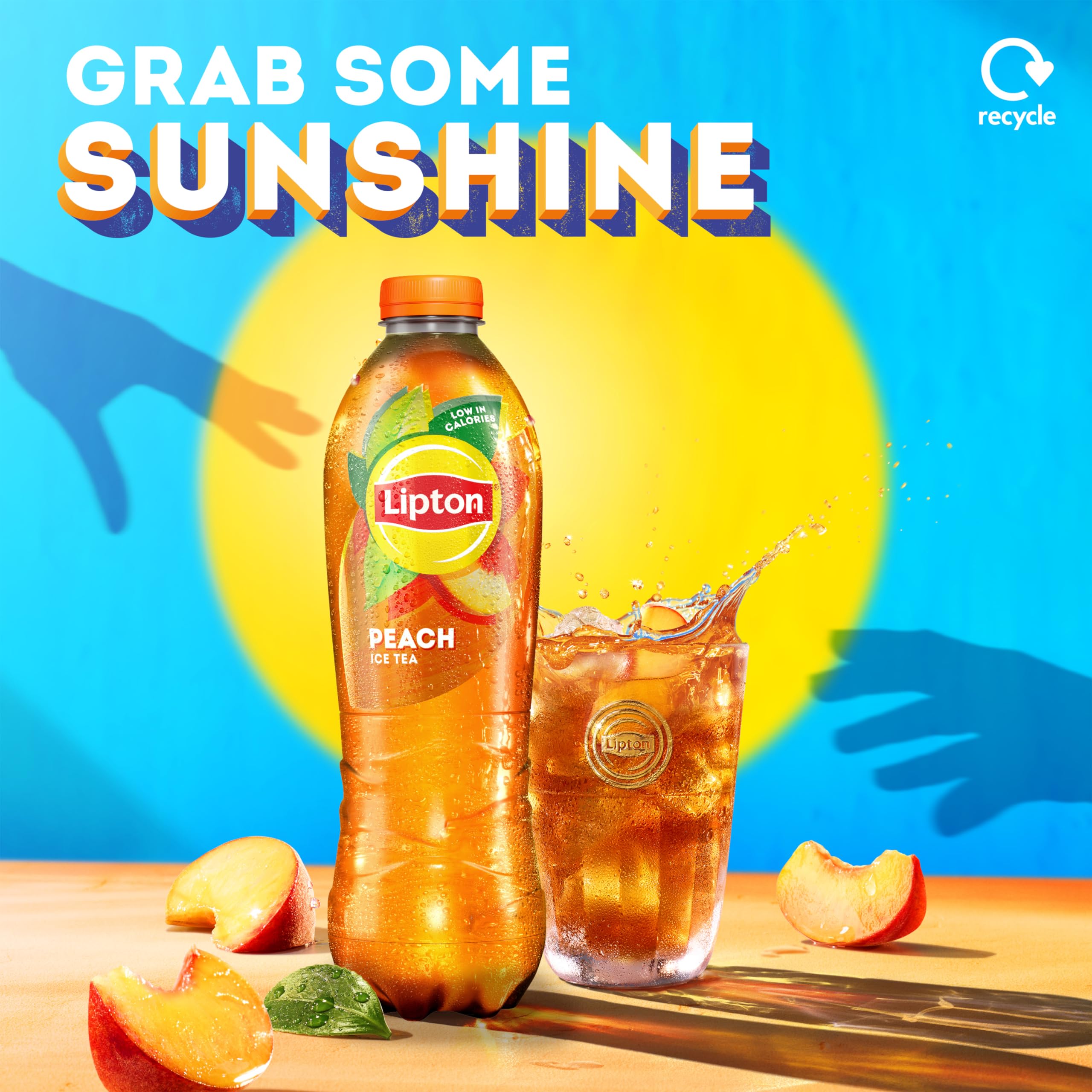 Lipton Peach Bottled Ice Tea - Low Calorie | 1.25L | 100% Black Tea 2