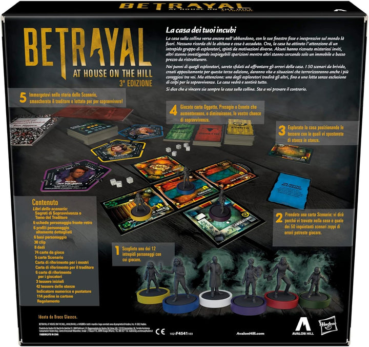 Avalon Hill Betrayal at House on the Hill Board Game (MBF45411030)