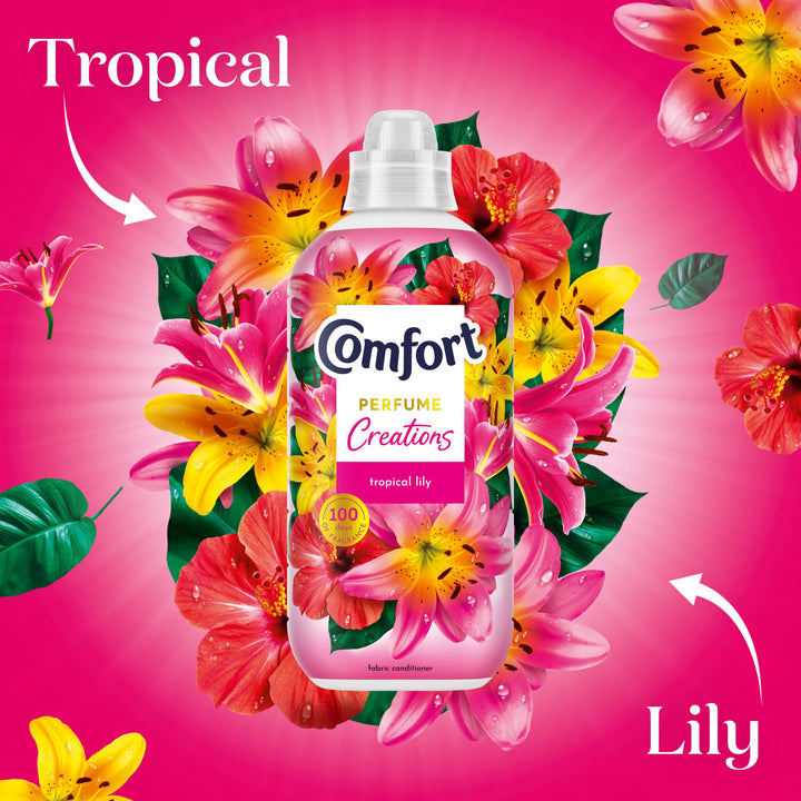 Comfort Perfume Creations Tropical Lily Fabric Conditioner (1L)