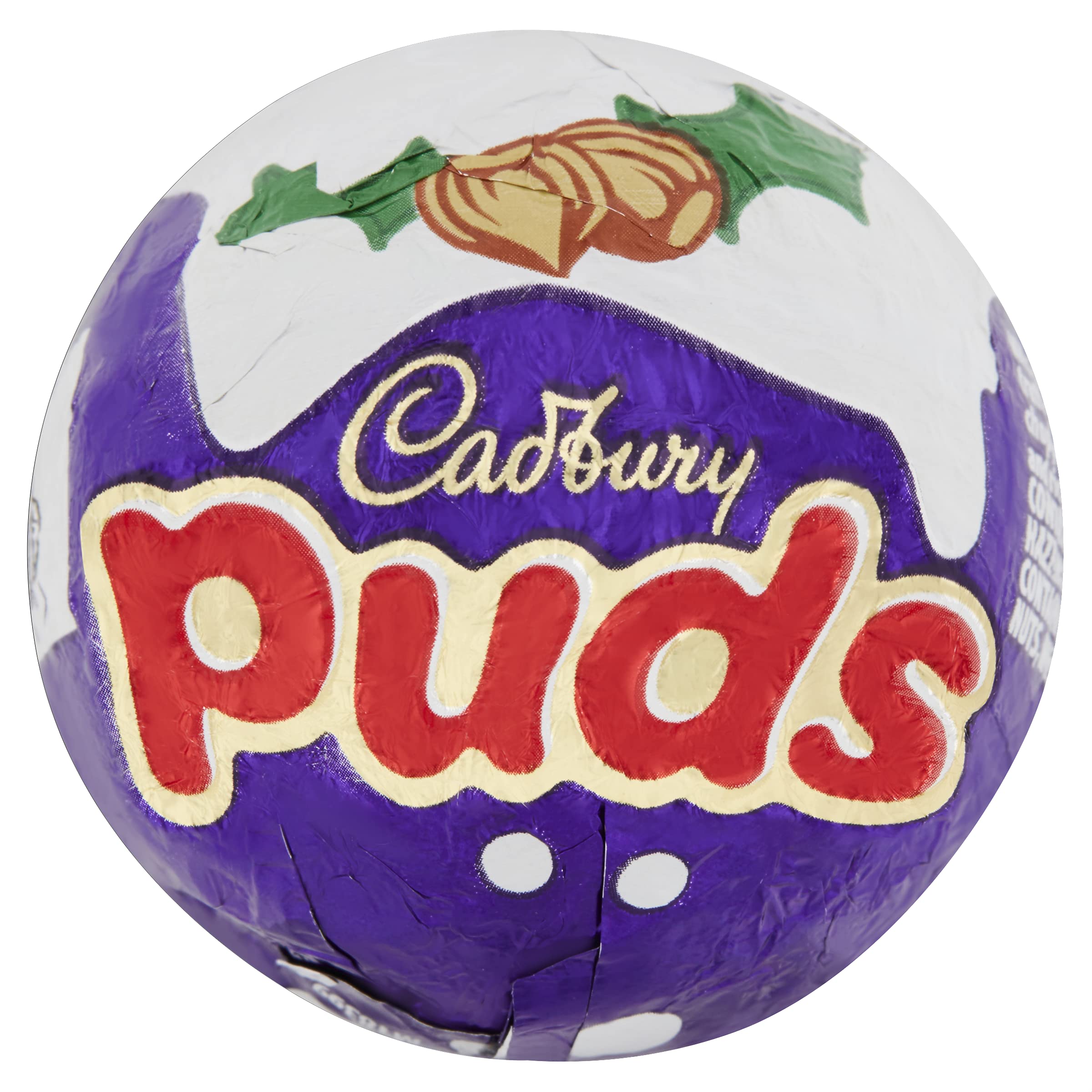 Cadbury Christmas Dairy Milk Puds Multipack, 48 Chocolate Puds with Truffle Centre, Hazelnut & Rice Crisps 7