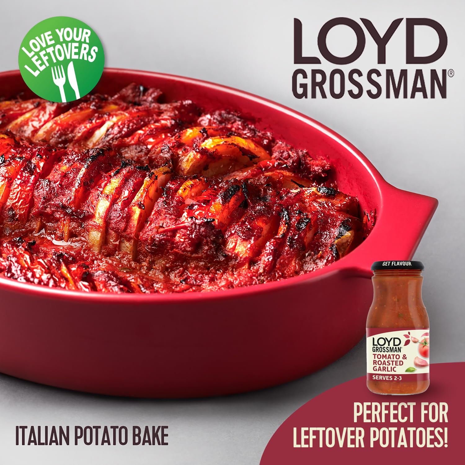 Loyd Grossman - Italian Tomato & Roasted Garlic Pasta Sauce 350g 7