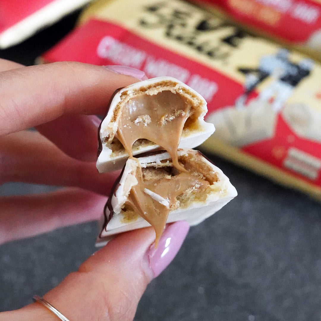 LoveRaw Cream Wafer Bars - Vegan Chocolate Bar, Dairy-Free, Palm Oil Free, No Refined Sugar, 45g