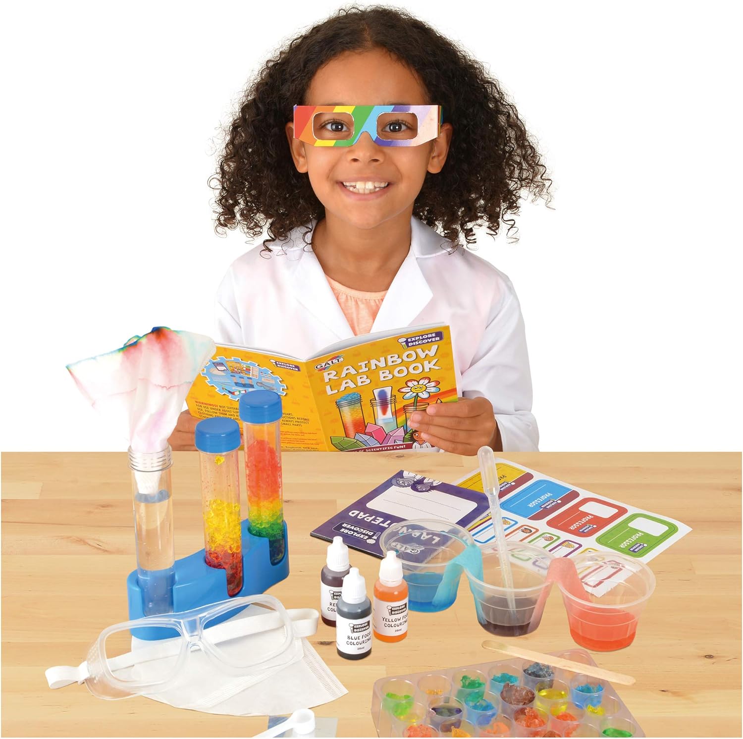 Galt Toys Rainbow Lab Science Kit - STEM Experiments for Kids Ages 5-10 4