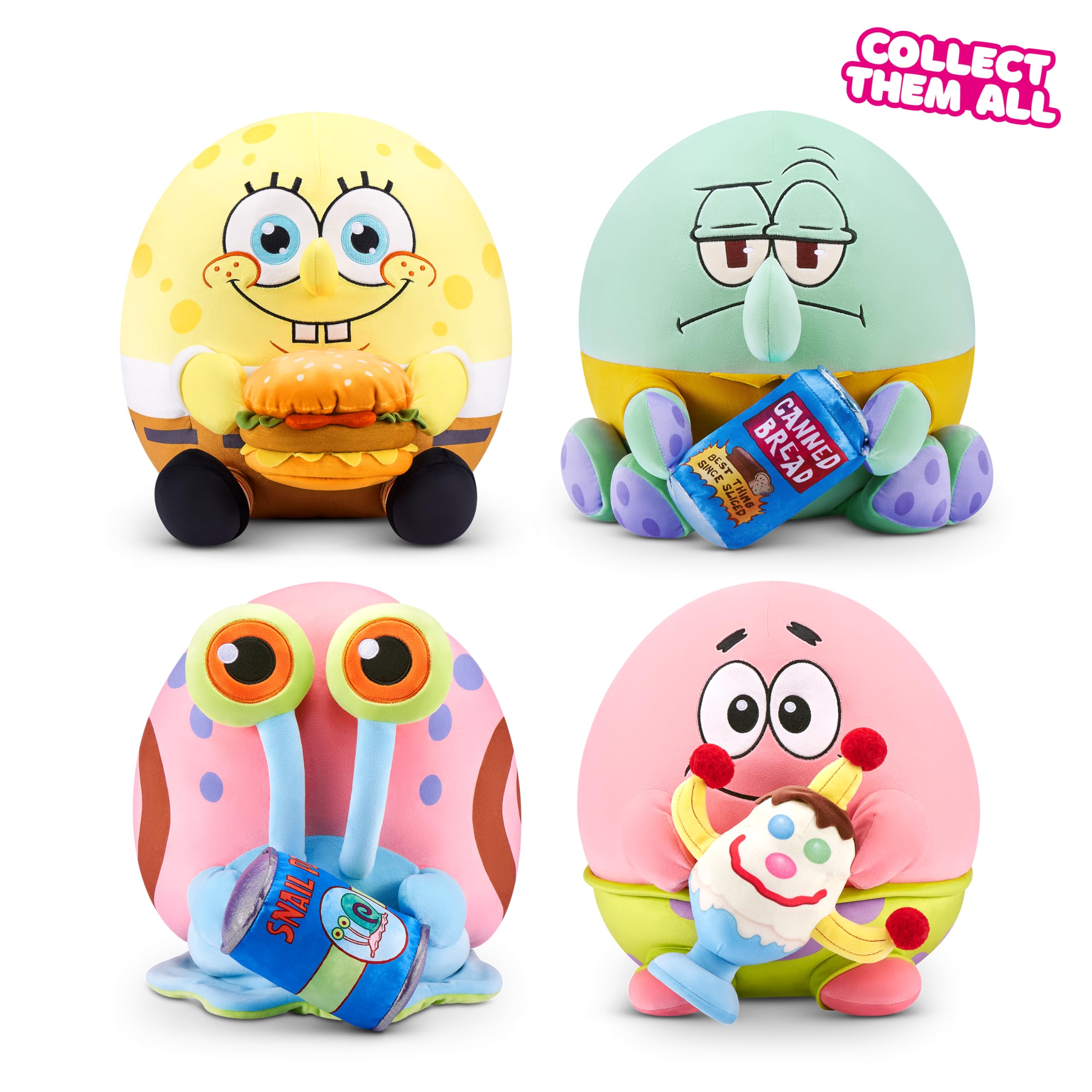 Snackles 14-inch SpongeBob SquarePants Gary the Snail Plush Stuffed Animal 5