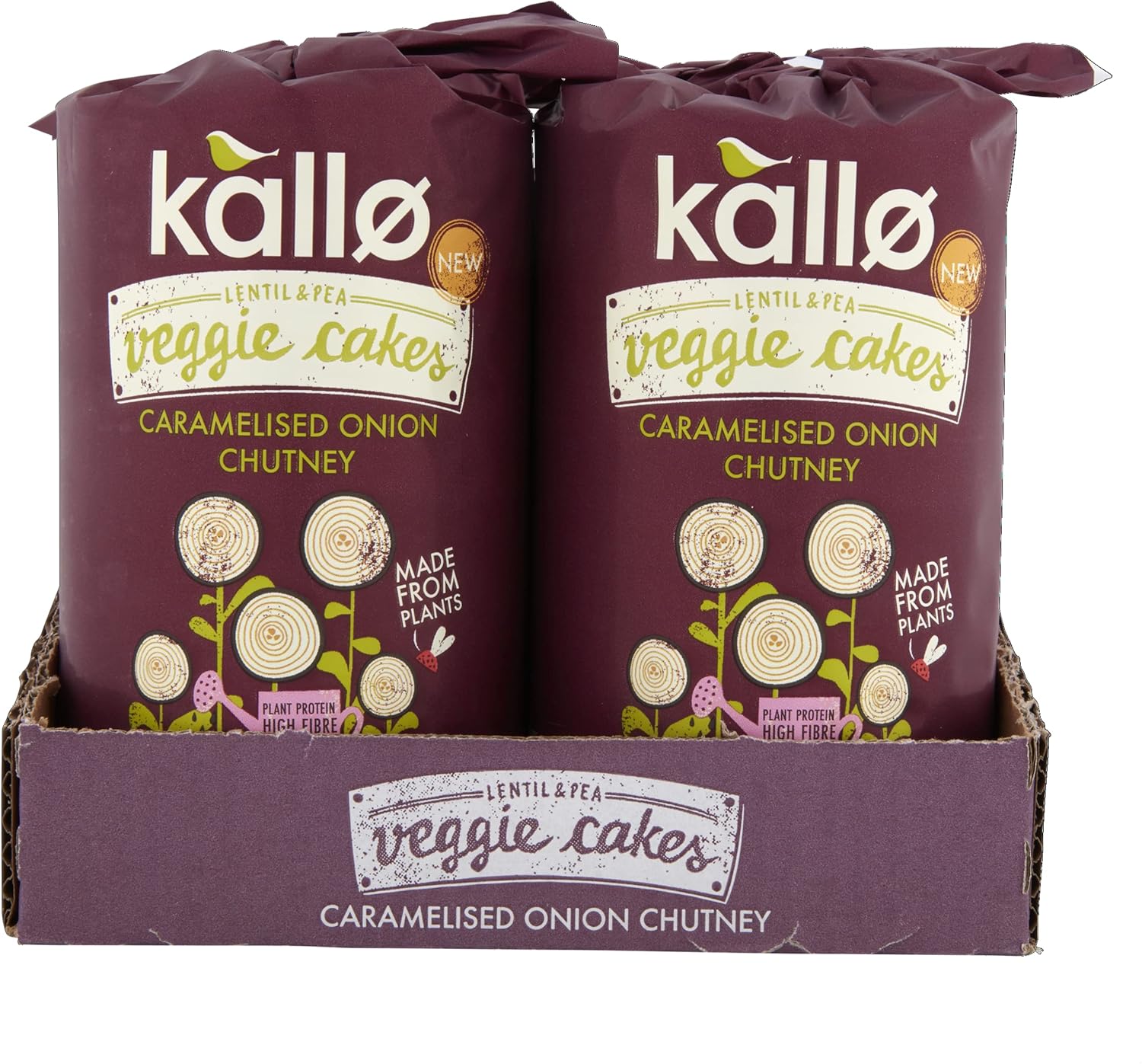 Kallo Veggie Cakes, Caramelised Onion, 6 x 122g 7