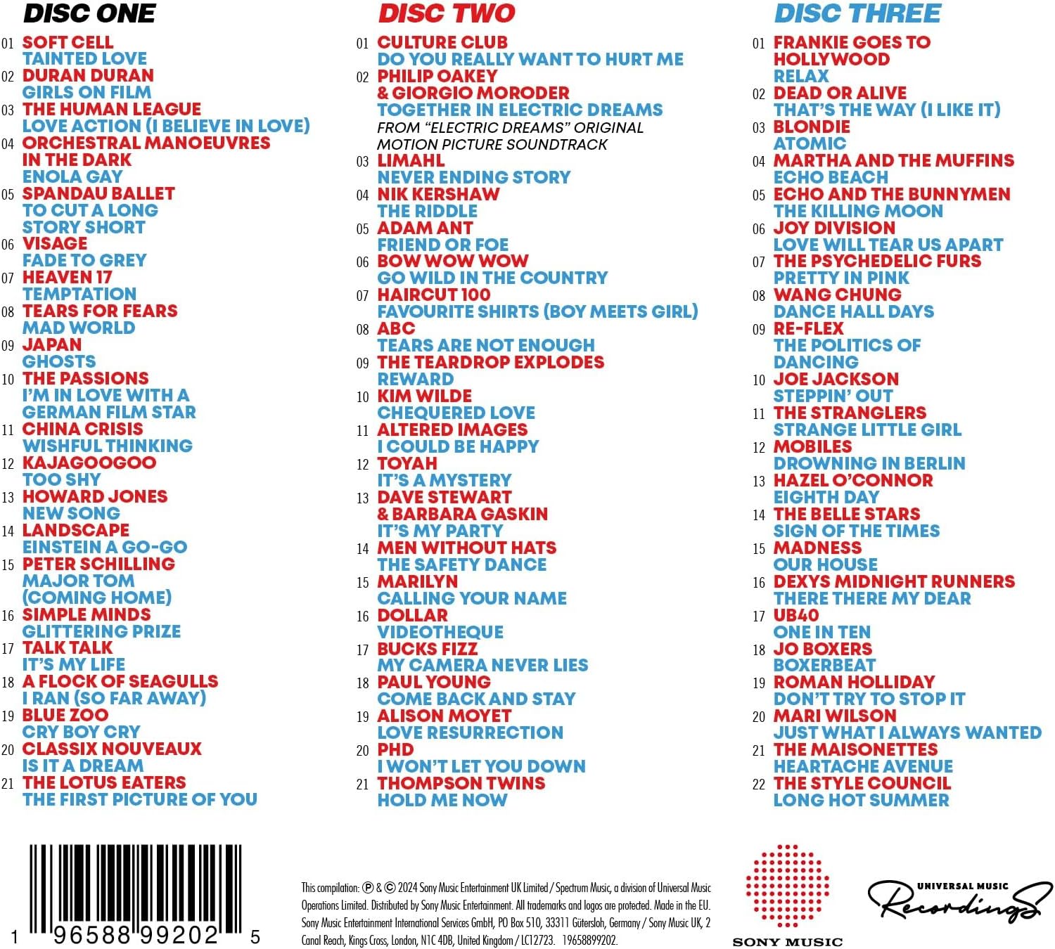 Das Hits-Album – Anfang der 80er (3-CD-Zusammenstellung)