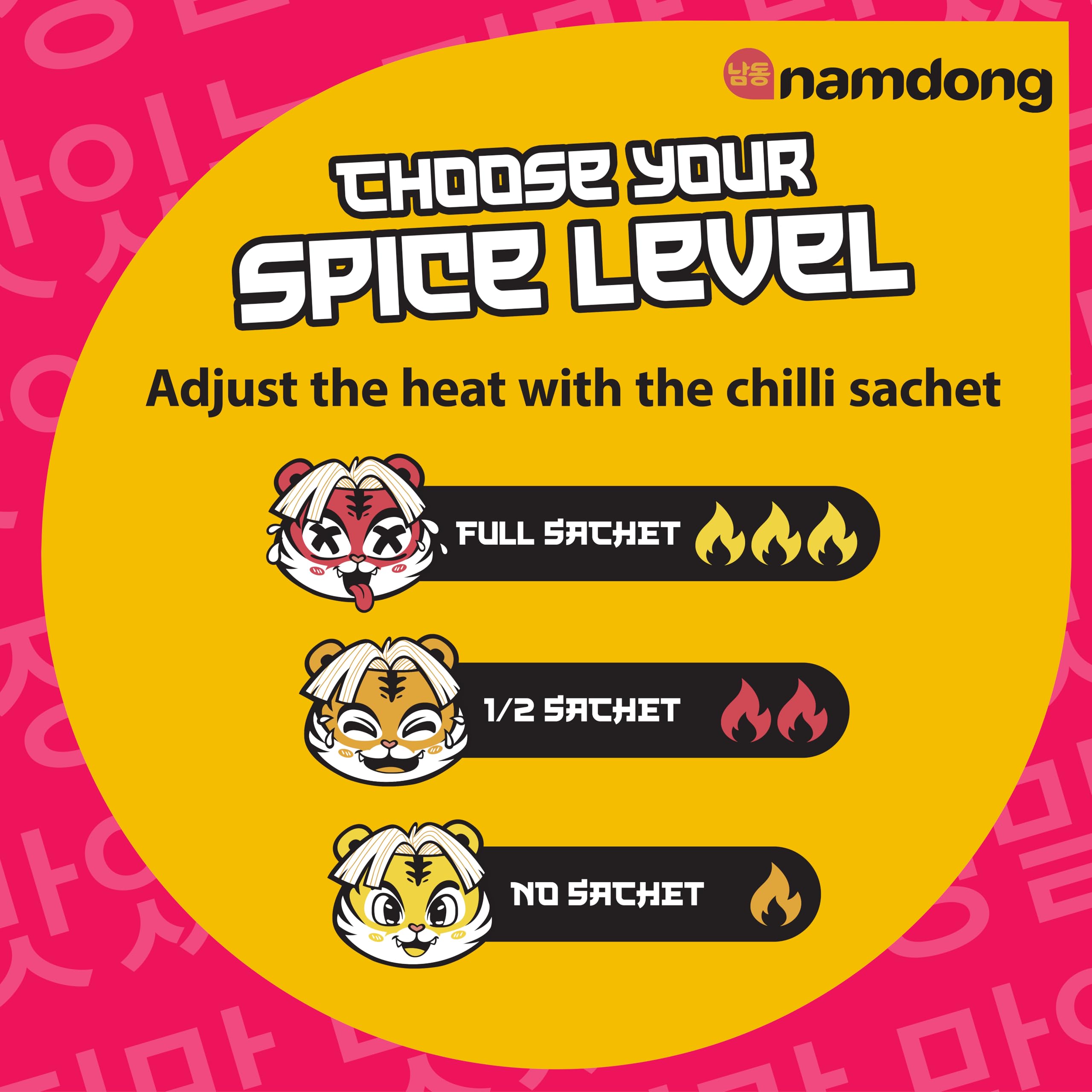 Namdong Beef Jjigae Noodle Pot - Korean Instant Noodles with Spicy Chilli Sachet 12