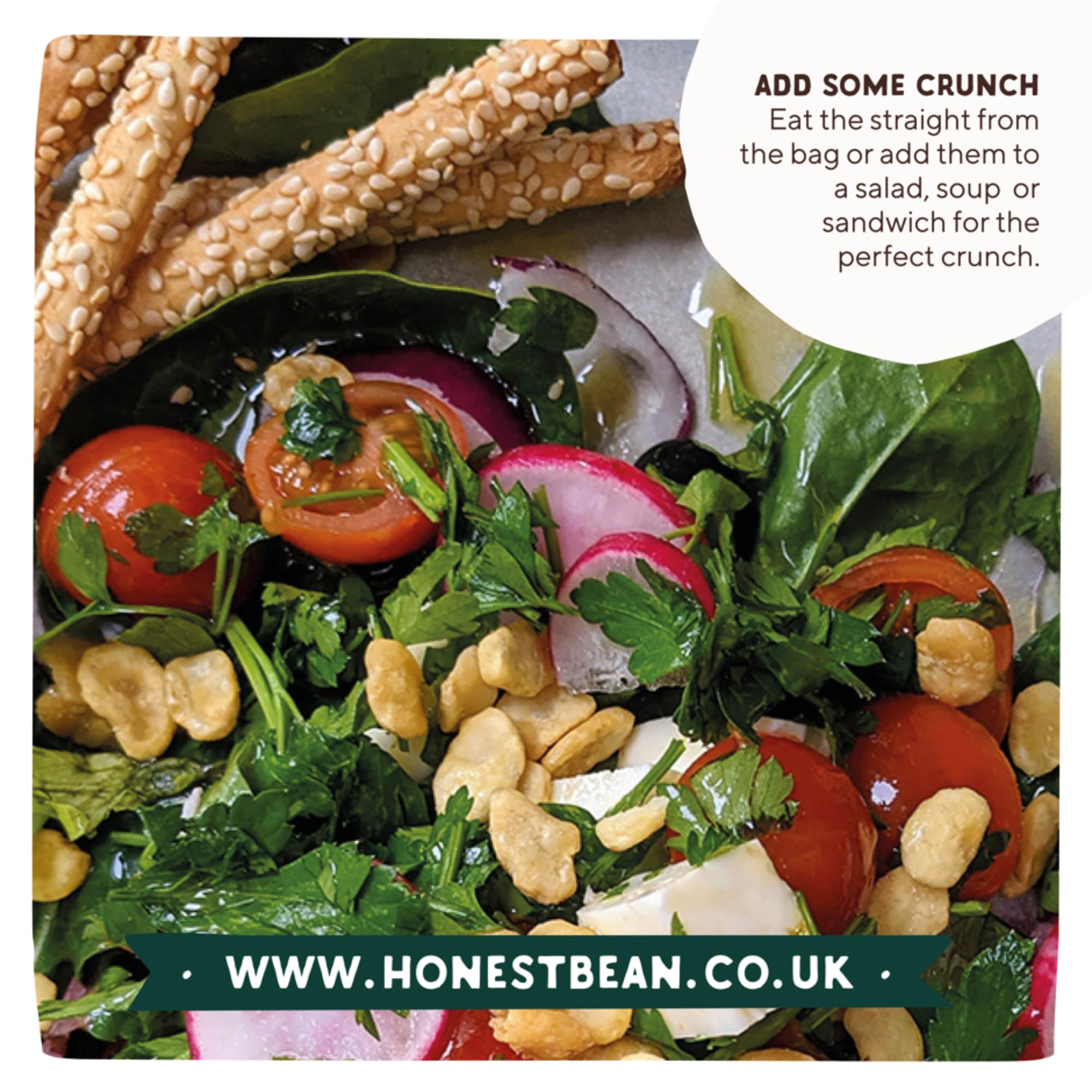 The Honest Bean Co Roasted Fava Bean Variety Pack - 6 Flavors, High Protein, Vegan Friendly, 720g 6