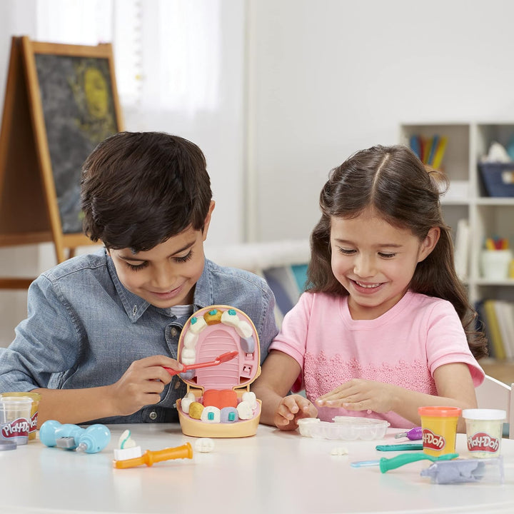 Play-Doh Drill 'n Fill Dentist - Pretend Play Dental Set for Kids 3+