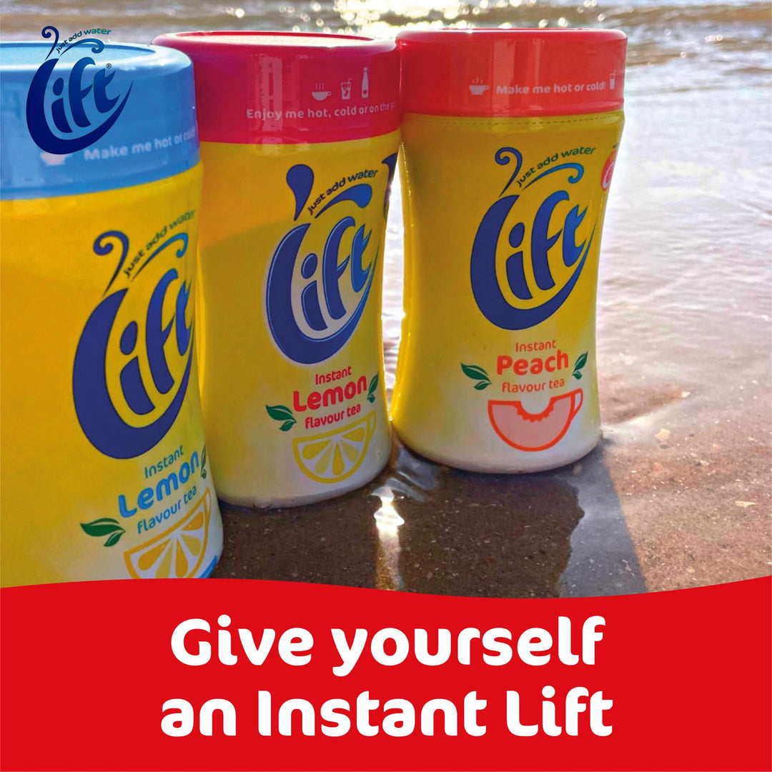 Lift - Instant Lemon Flavoured Tea 6 x 165g Jars