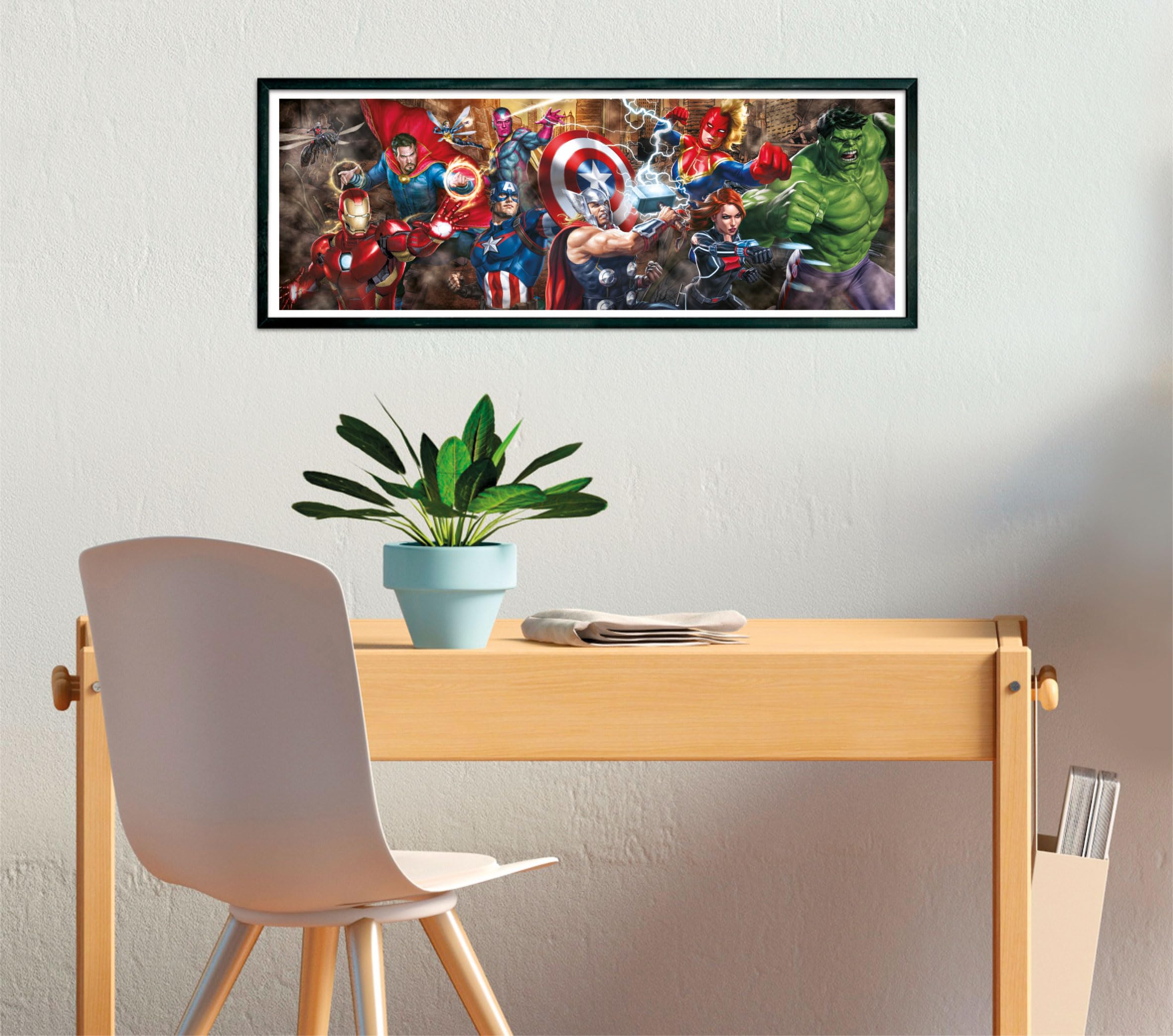 Clementoni Marvel The Avengers Jigsaw Puzzle - 1000 Pieces | Poster Included | Made in Italy 6