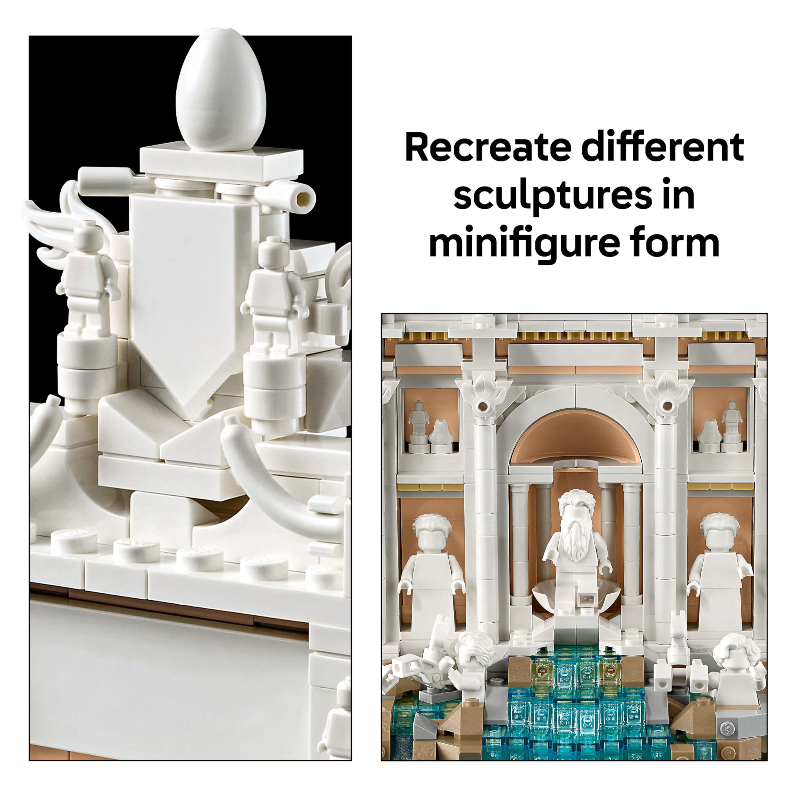 LEGO Architecture Trevi Fountain 21062 Building Set | 1,880 Pieces | Ages 18+ 4