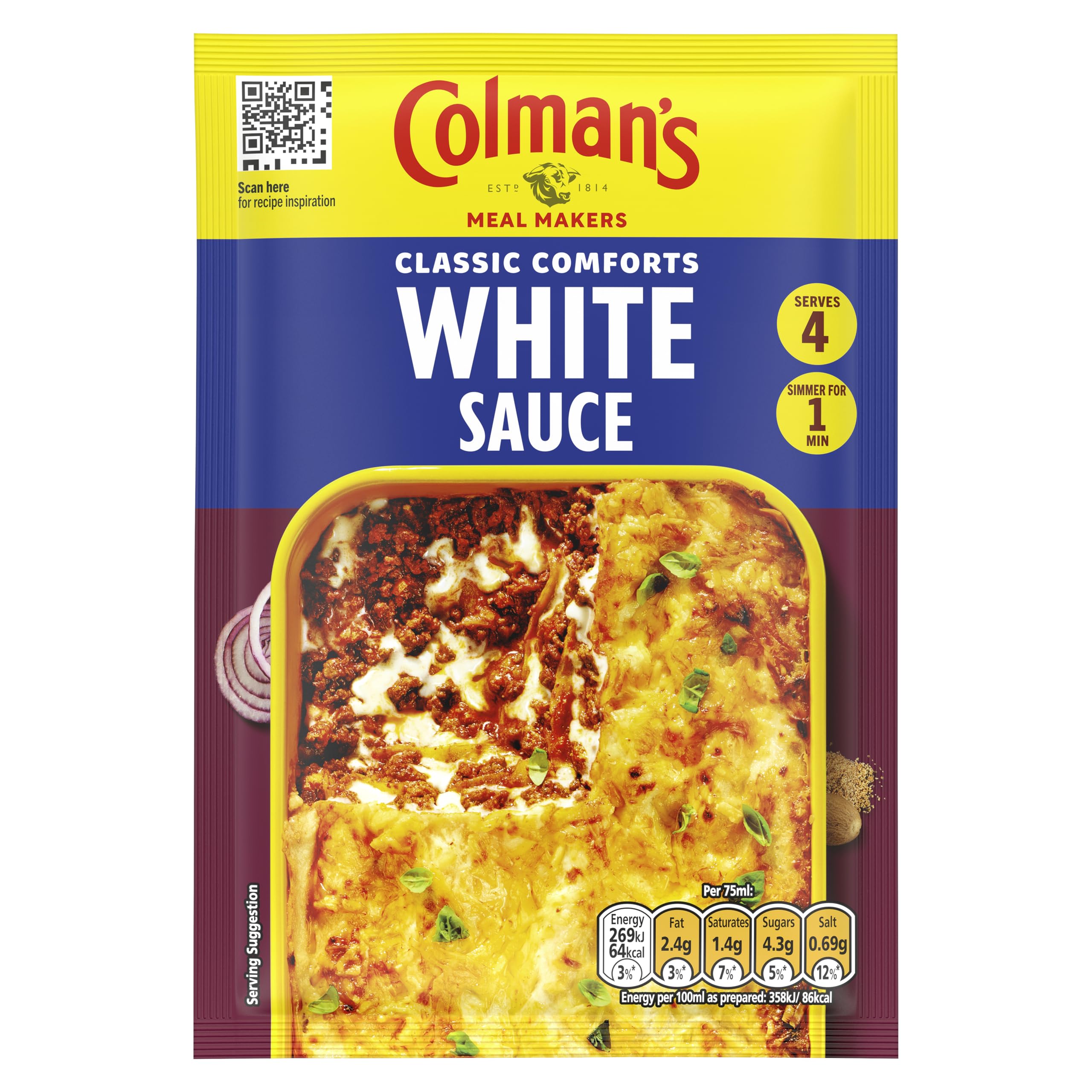 Colman's Meal Maker White Sauce Mix - Classic Comforts Range