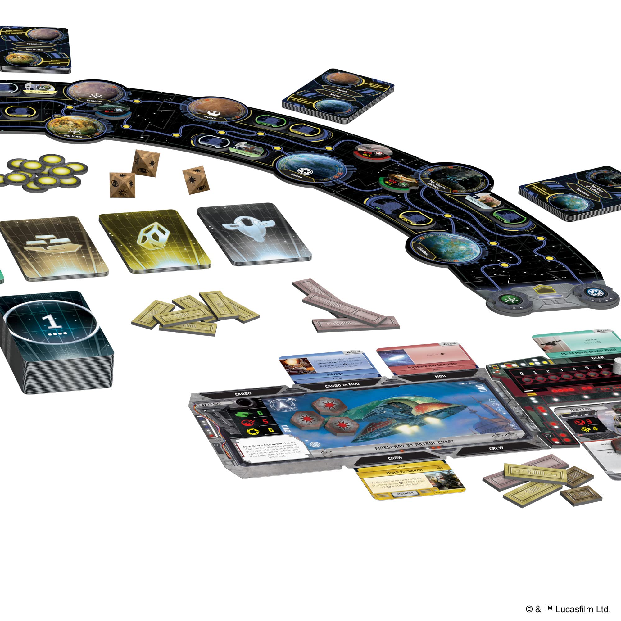 Fantasy Flight Games Star Wars: Outer Rim Brettspiel 3