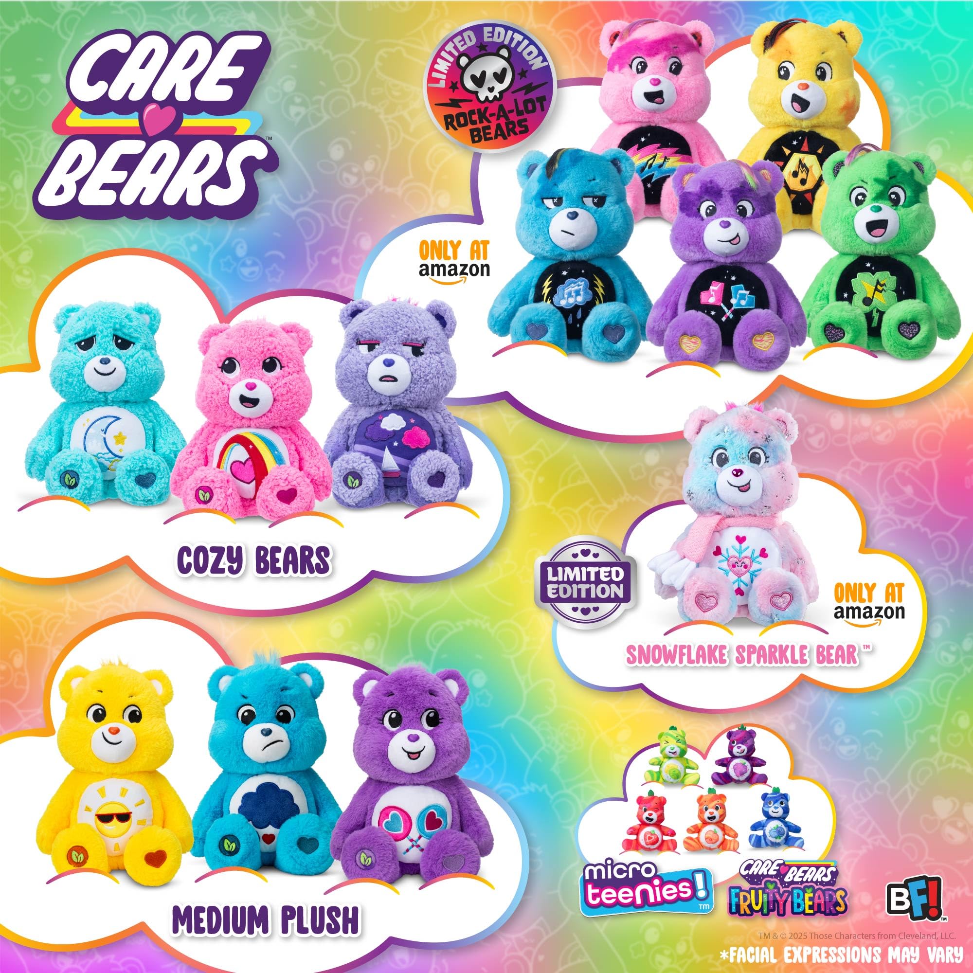 Care Bears Grumpy Bear Cosy Collection Medium Plush | 35cm Soft Eco-Friendly Toy | Ages 4+ 7