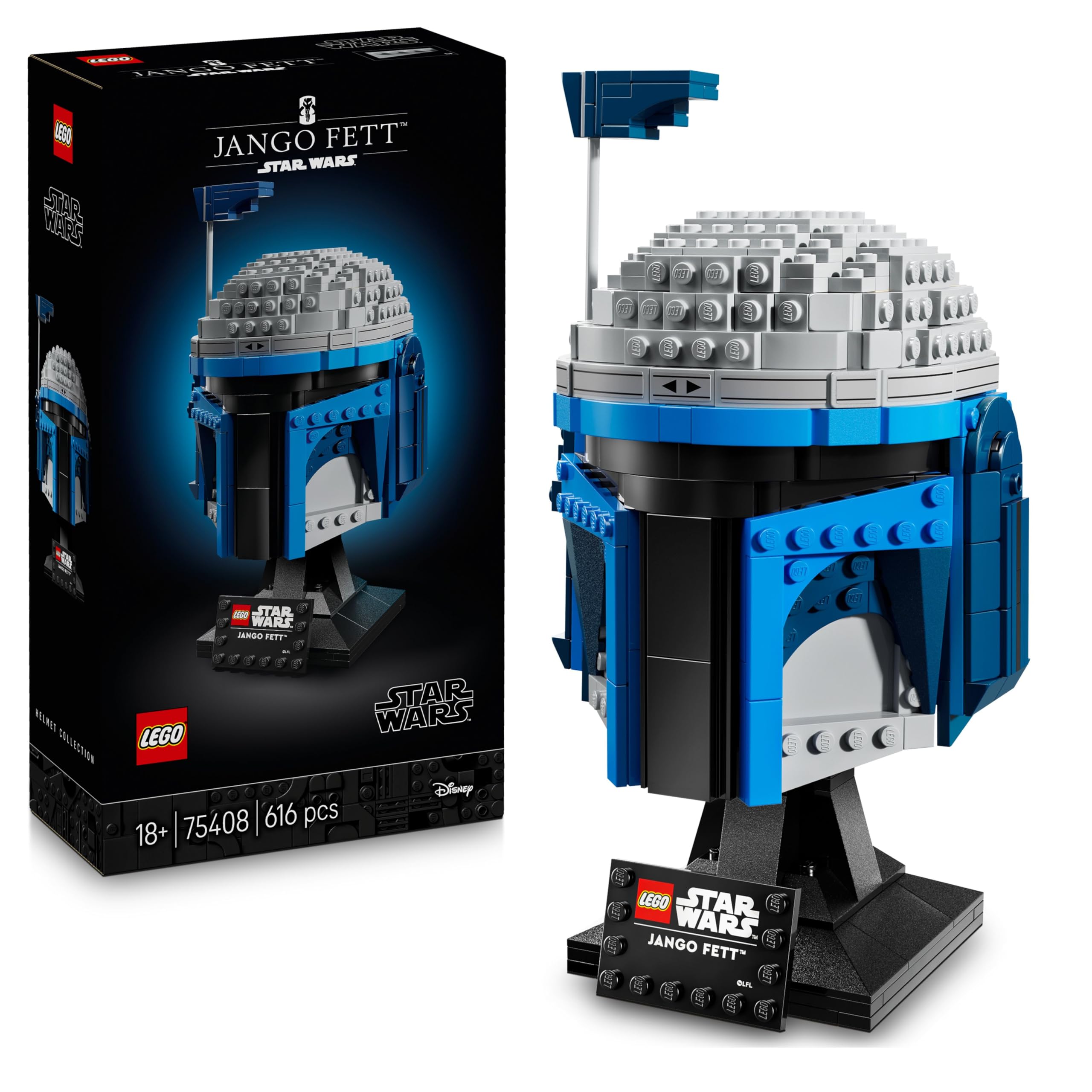 LEGO Star Wars 75408 Jango Fett Helmet - Building Set for Adults 18+ | 2025 Model