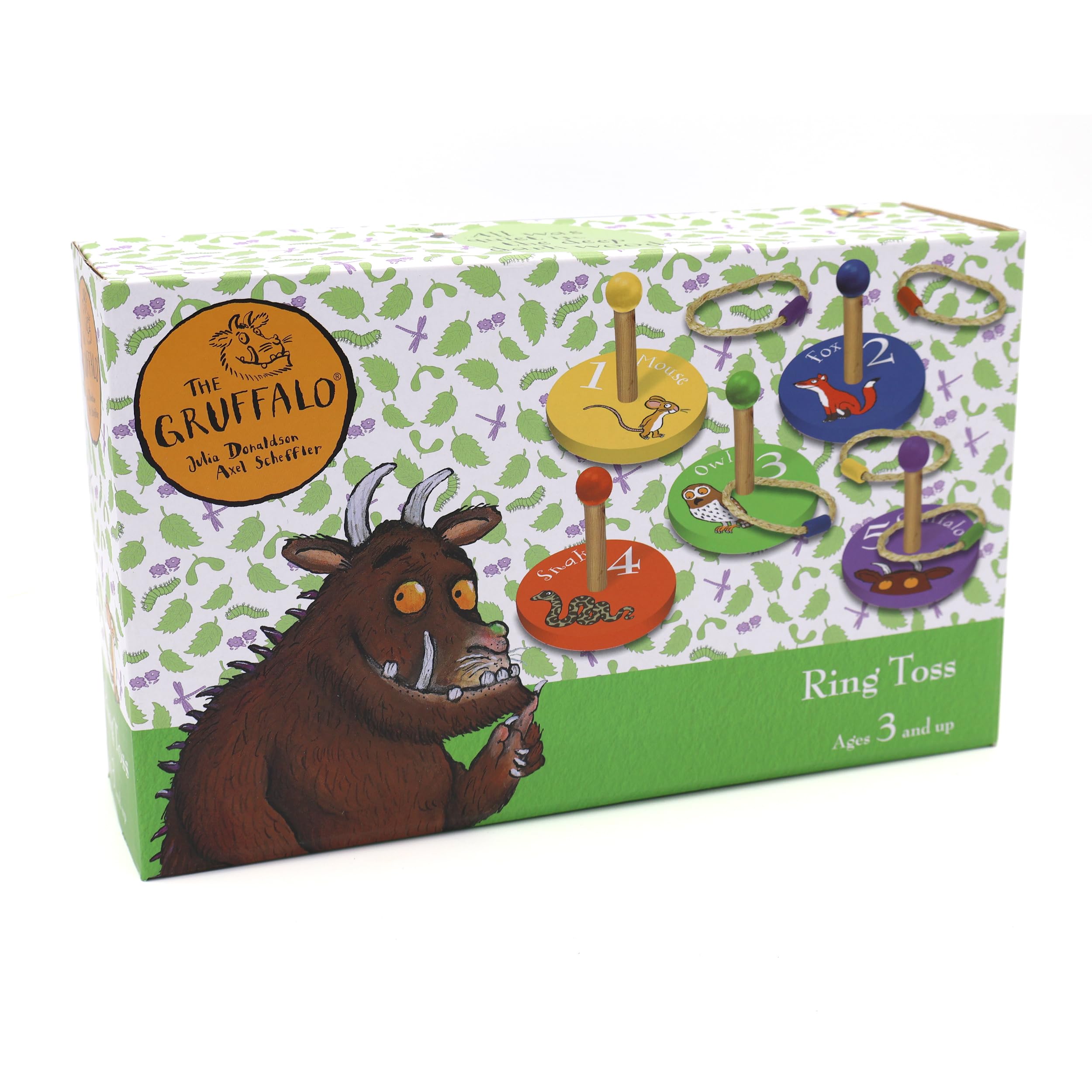 Gruffalo Wooden Ring Toss Set - Outdoor Family Game for Kids 3+