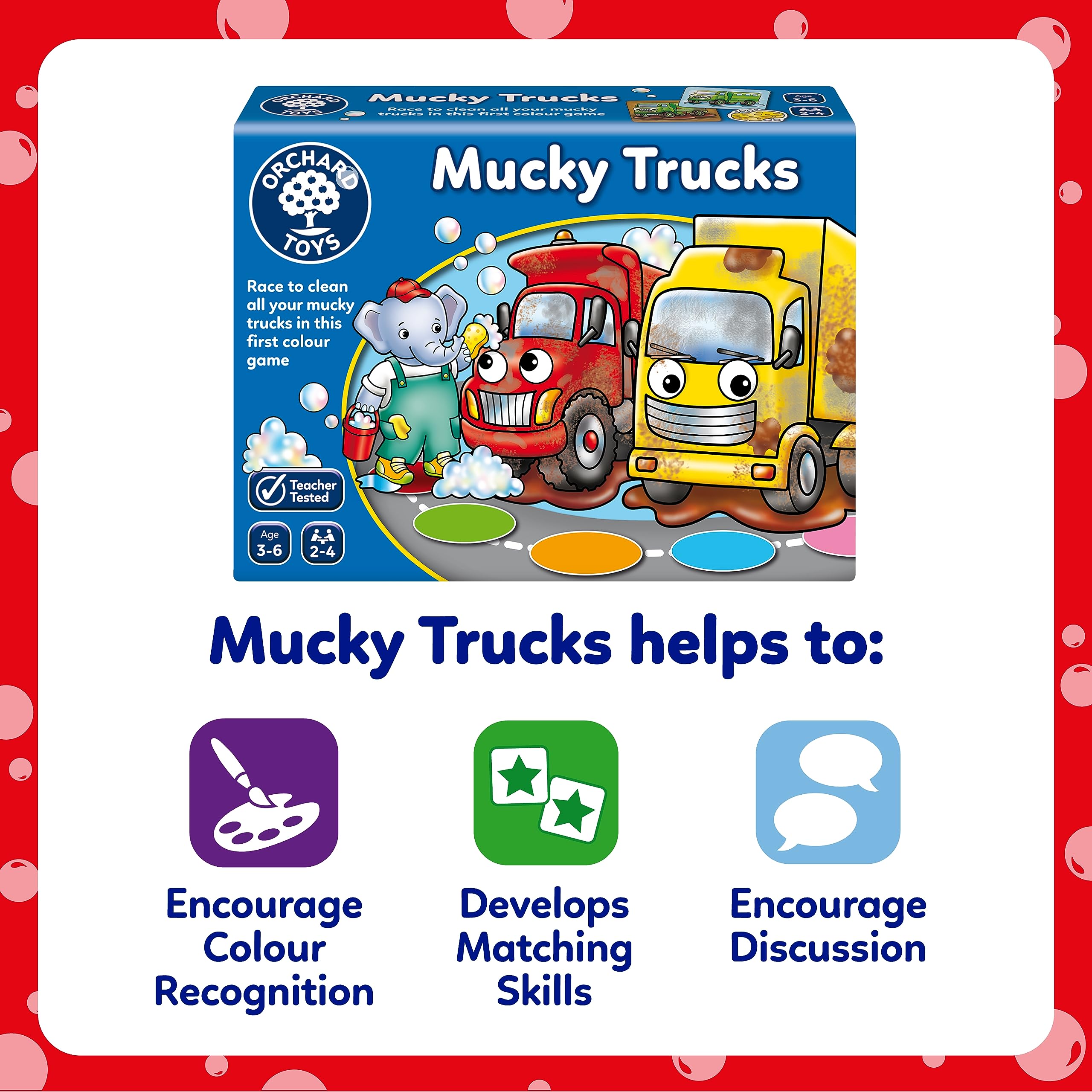 Orchard Toys Mucky Trucks Board Game 13