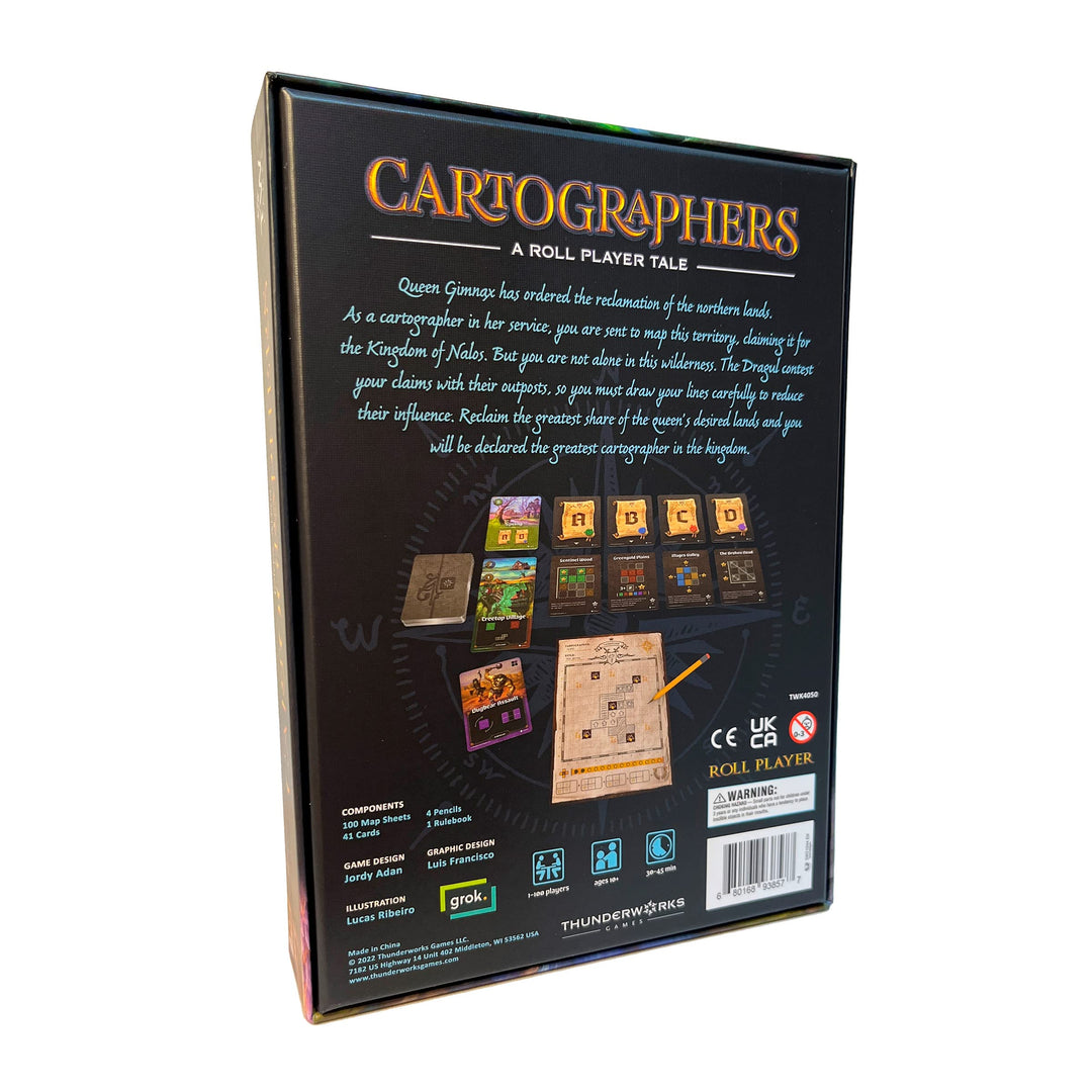 Thunderworks Games Cartographers: A Roll Player Tale Board Game