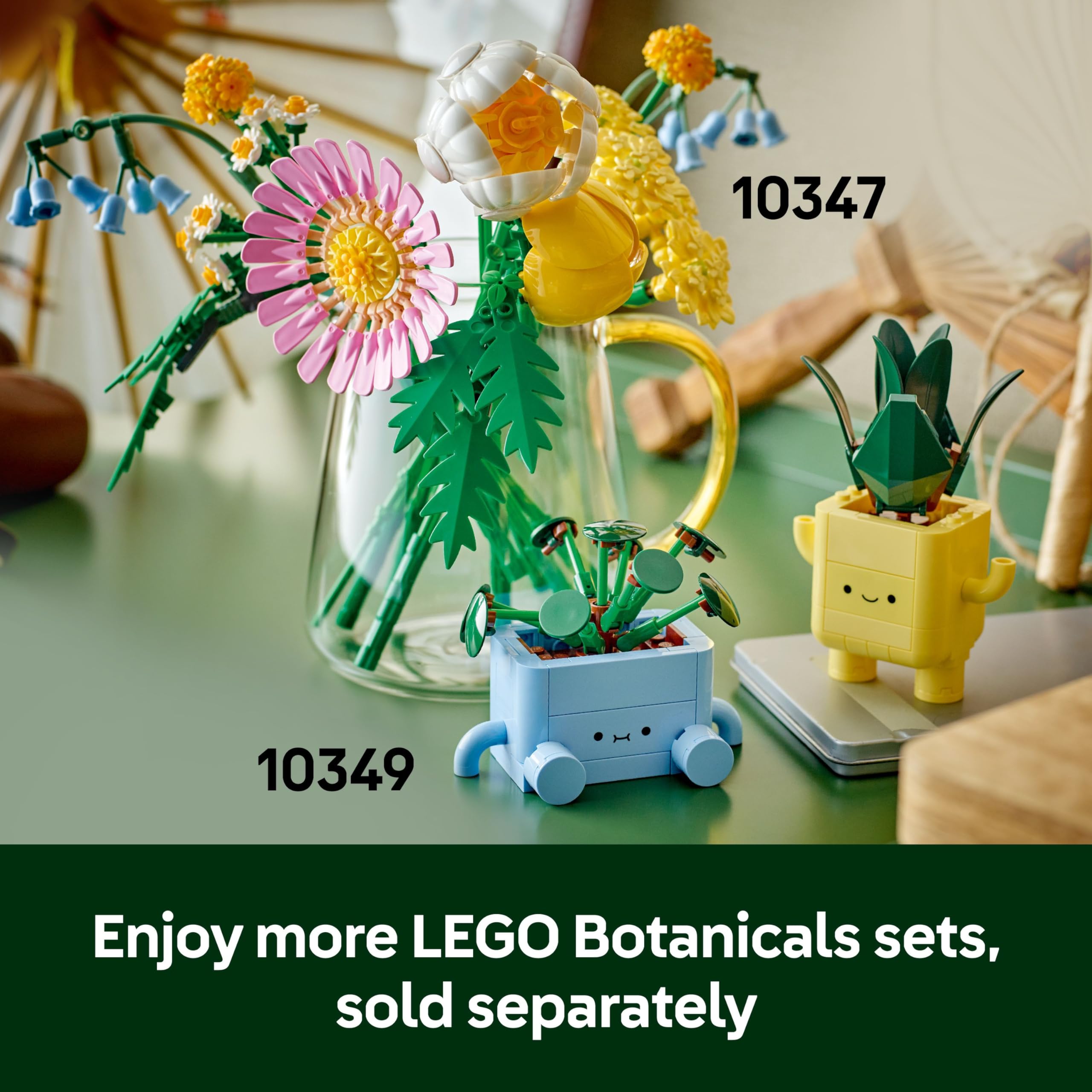 LEGO Botanicals Happy Plants Bauset – 217-teiliges Bastelset für Kinder ab 9 Jahren 8