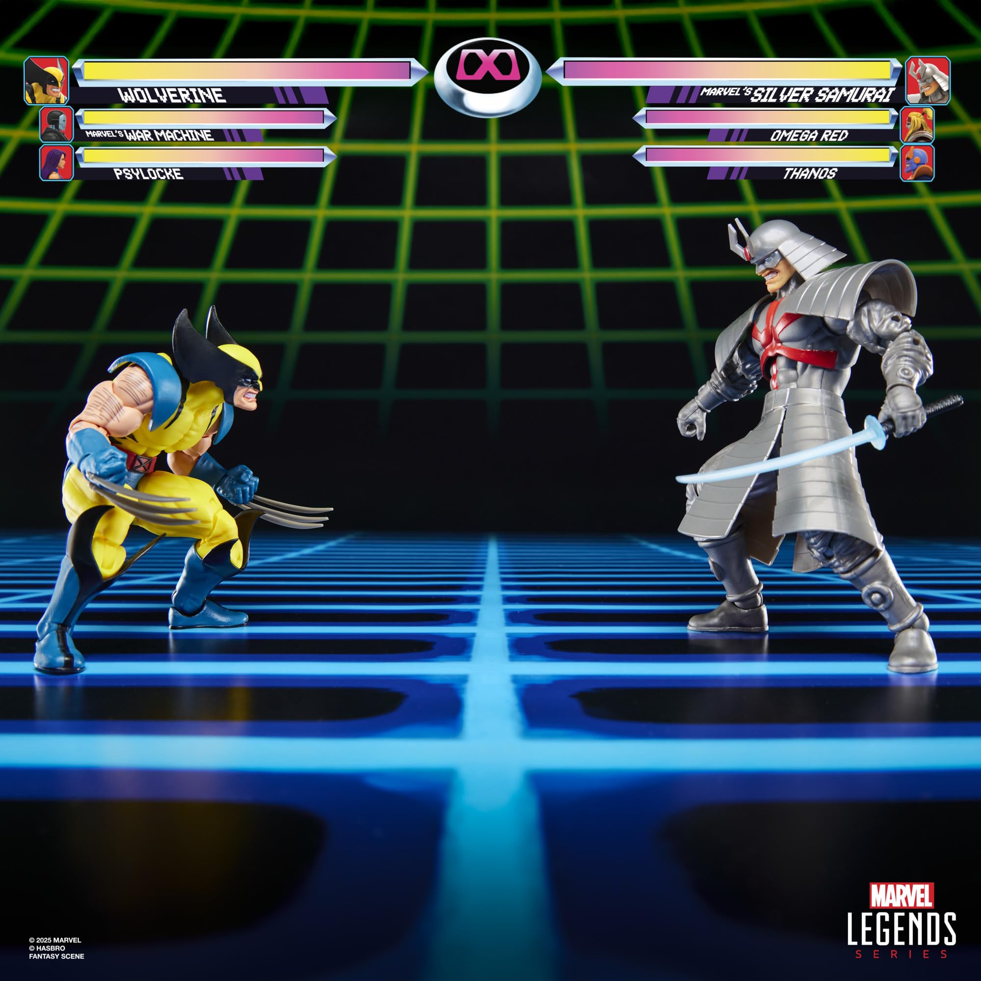 Marvel Legends Series Gamerverse Wolverine vs Silver Samurai 2-Pack Action Figures 6