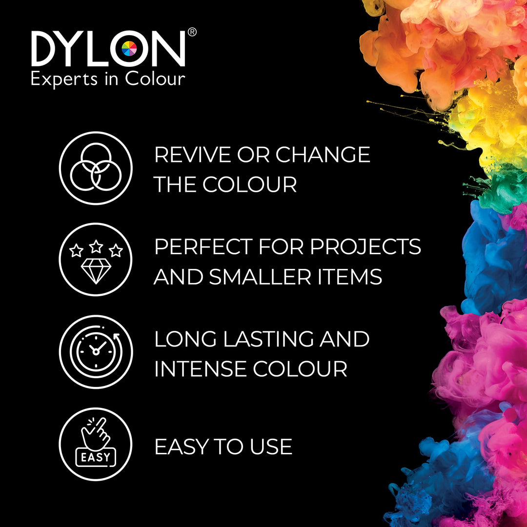 Dylon - Hand Dye Sachet for Fabric, Sunflower Yellow, 50 g