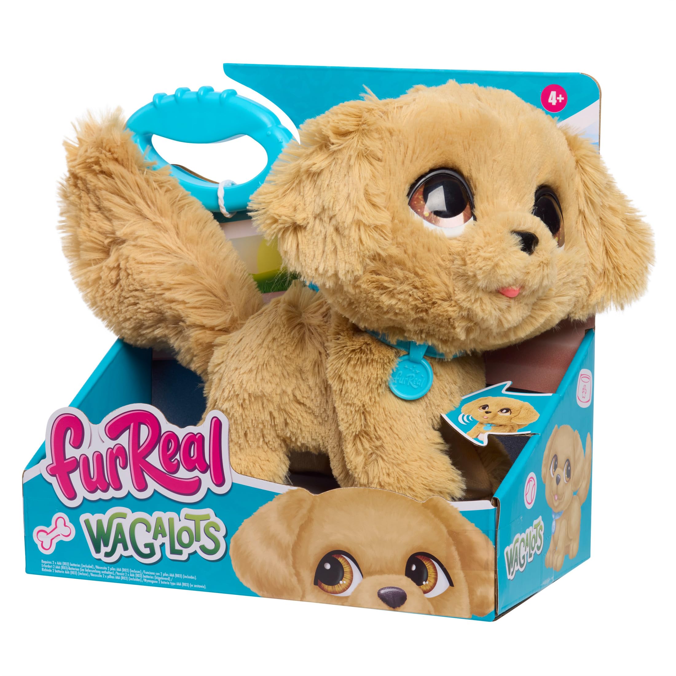 furReal Wag-A-Lots Golden Retriever - Interactive Electronic Pet Toy for Kids Ages 4+ 6