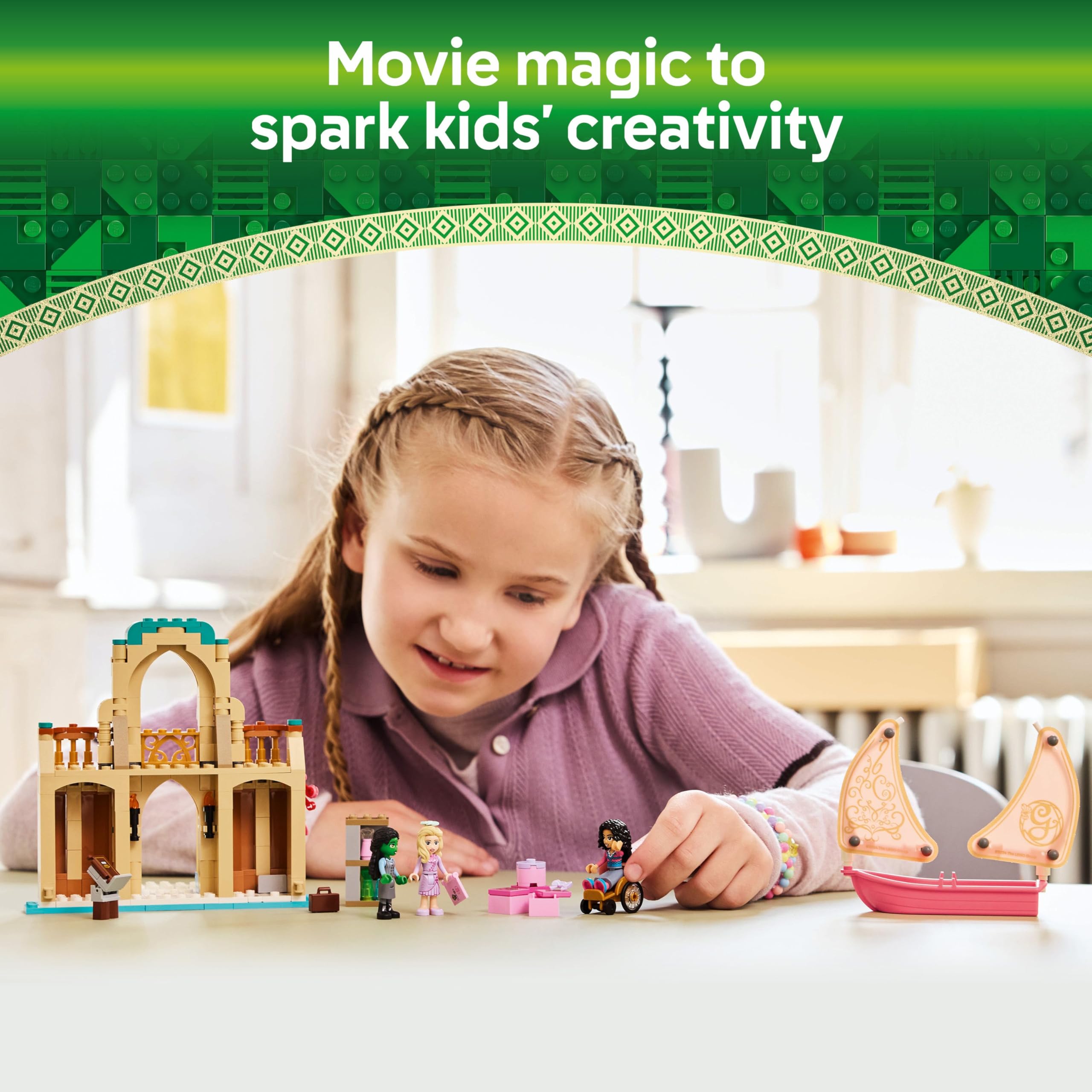 LEGO Wicked Glinda, Elphaba & Nessarose at Shiz University Building Set (75681) - 304-Piece Playset for Ages 7+ 12