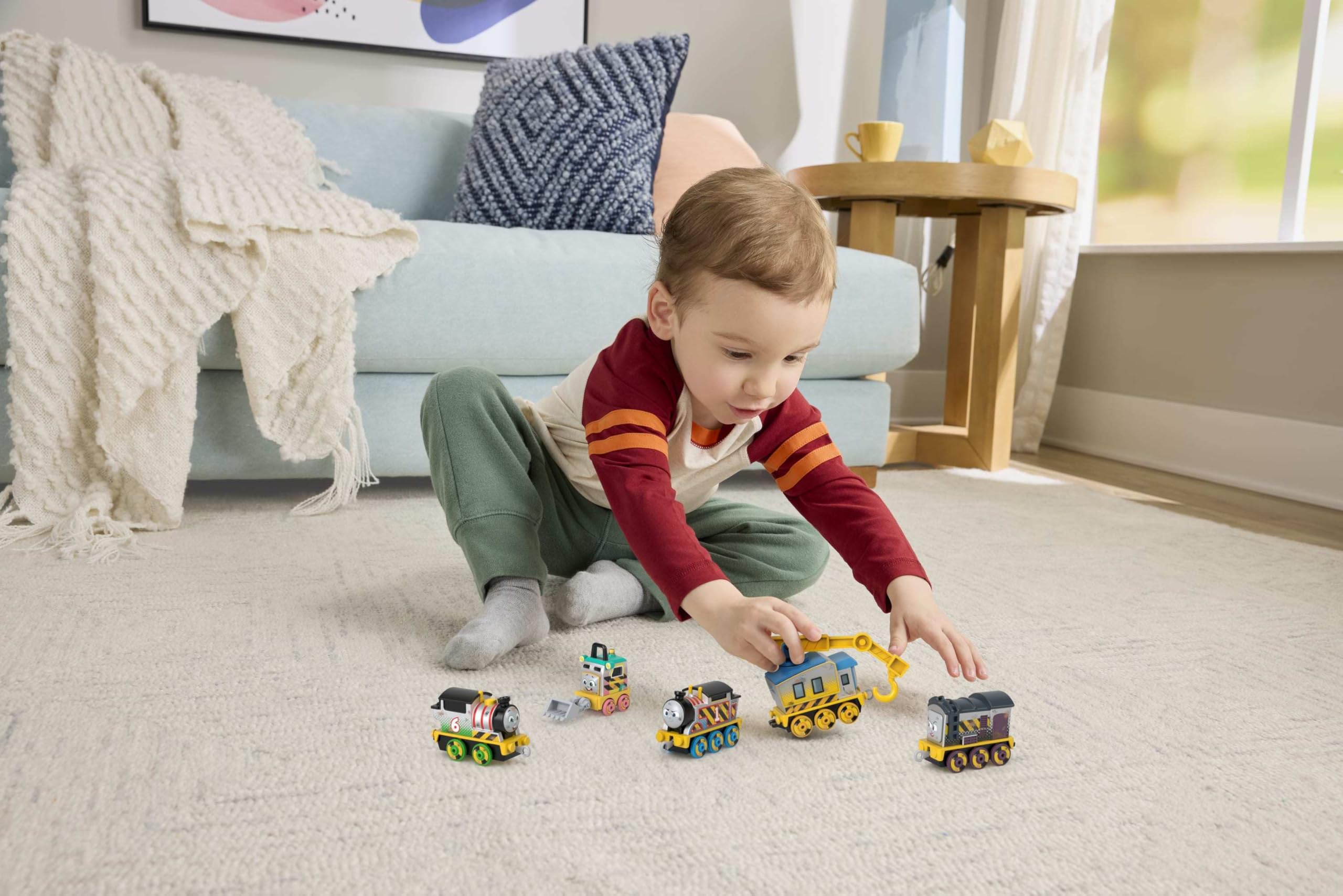 Thomas & Friends Construction Crew 5-Piece Diecast Vehicle Set - Push-Along Toy for Ages 3+ 4
