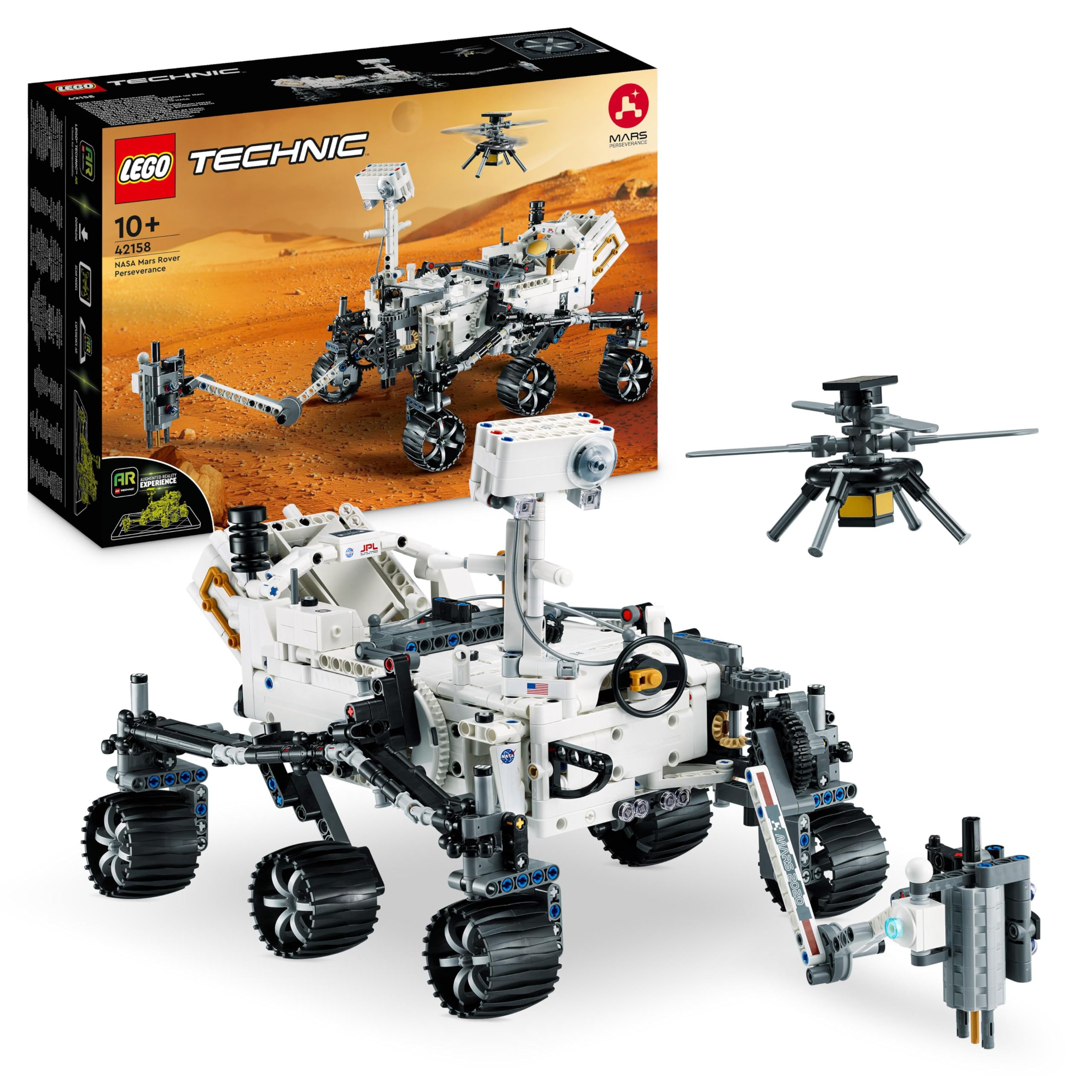 LEGO 42158 Technic NASA Mars Rover Perseverance Space Set with AR Experience | Ages 10+ 1
