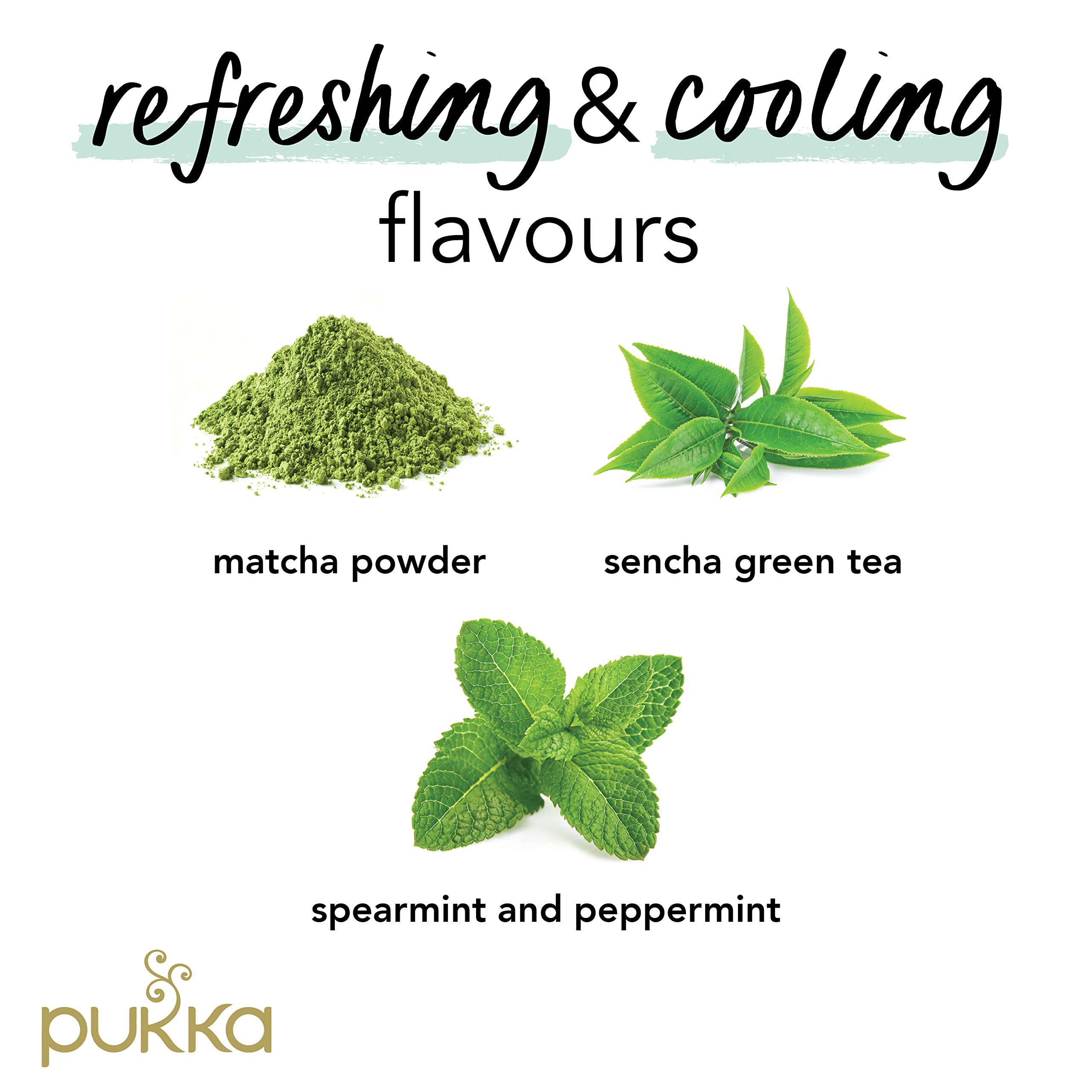 Pukka Herbs Mint Matcha Green Organic Herbal Tea - 80 Count (Pack of 4) Teabags 2