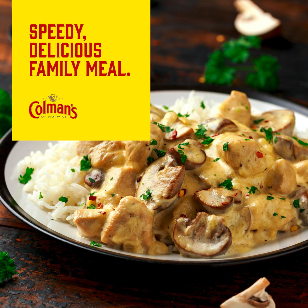 Colman's Parsley Sauce Mix with Herbs and Spices - Quick Vegan Cooking Sauce for Midweek Meals