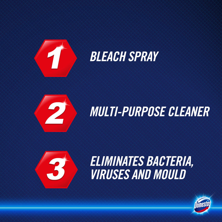 Domestos - Bleach Multi-Purpose Cleaner Spray 700 ml