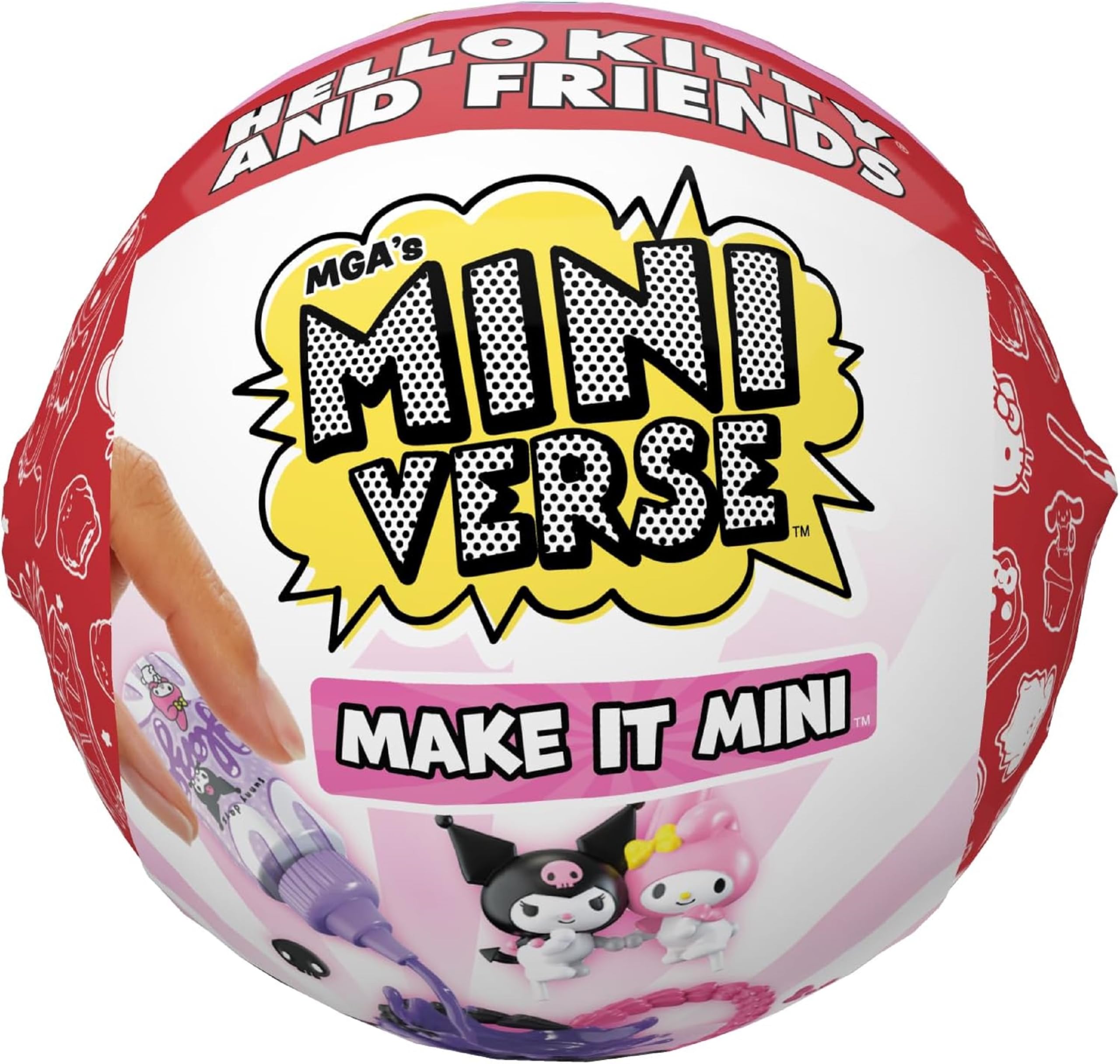MGA's Miniverse Make It Mini Hello Kitty and Friends Series 2 - DIY Miniature Craft Set with Blind Packaging, 12 to Collect