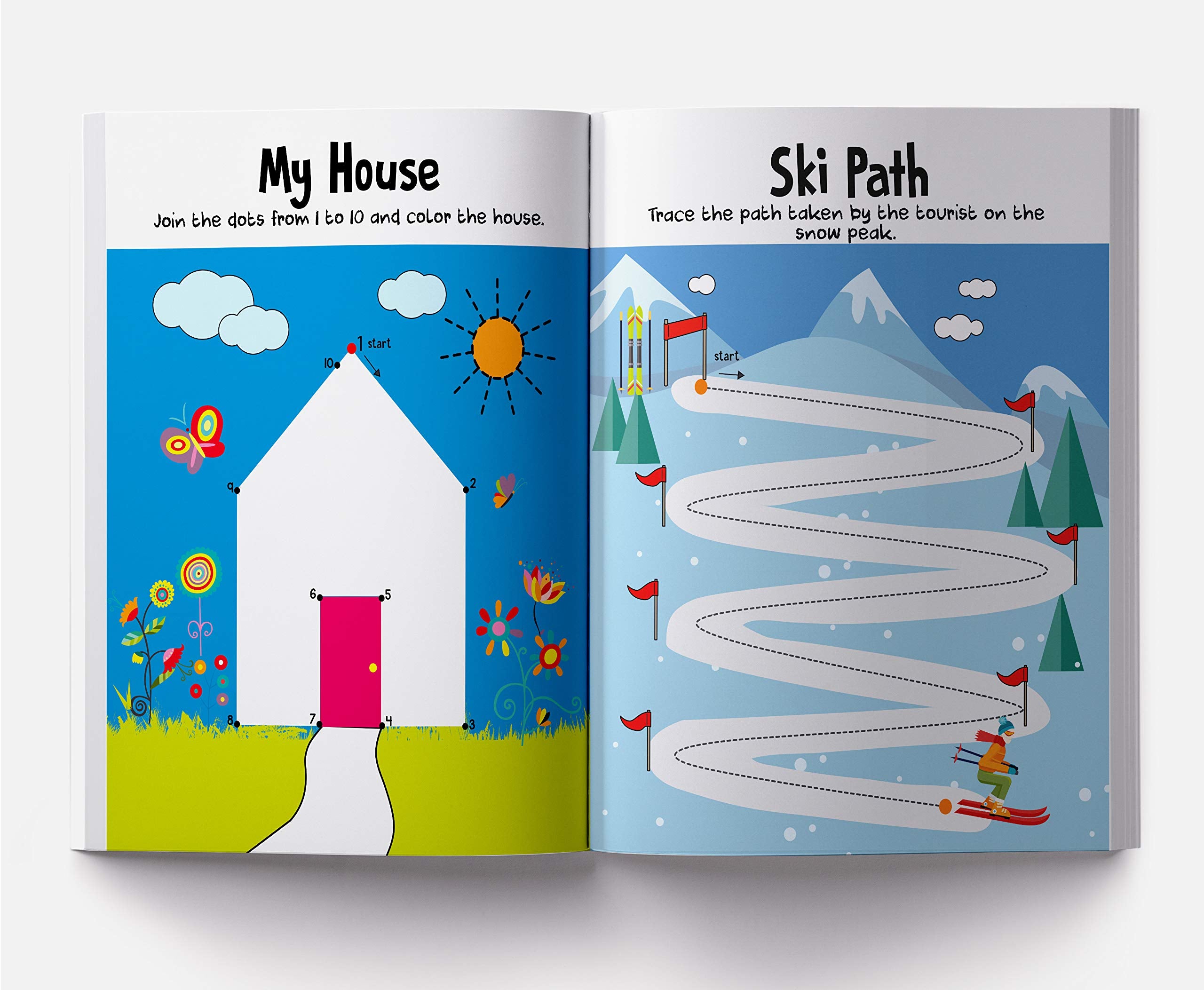 Wonder House My First Book OF Patterns Pencil Control Activity Book | Ages 3-5 | Paperback 6